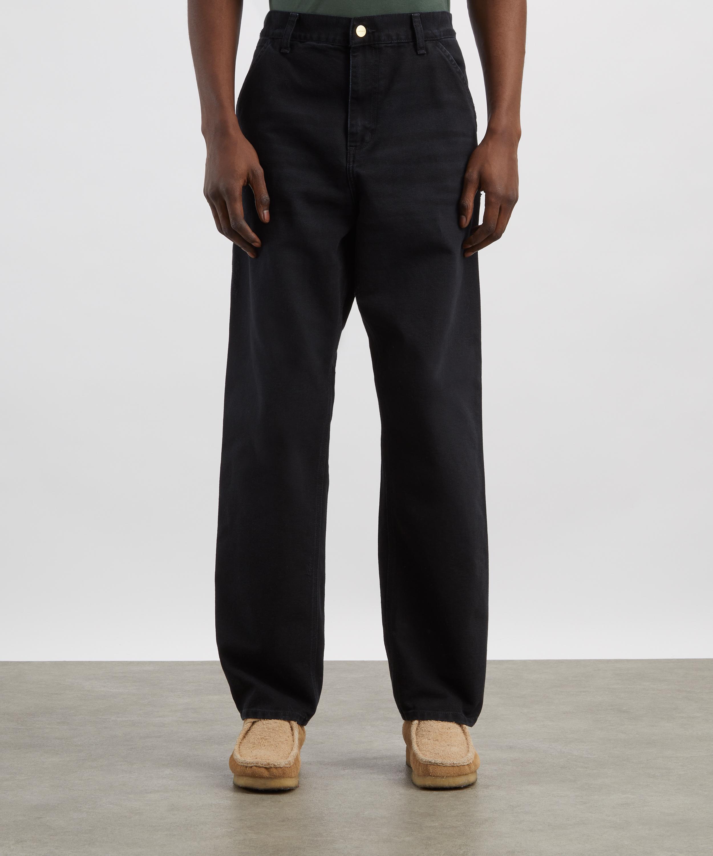 Carhartt WIP - Black Single-Knee Work Trousers image number 2