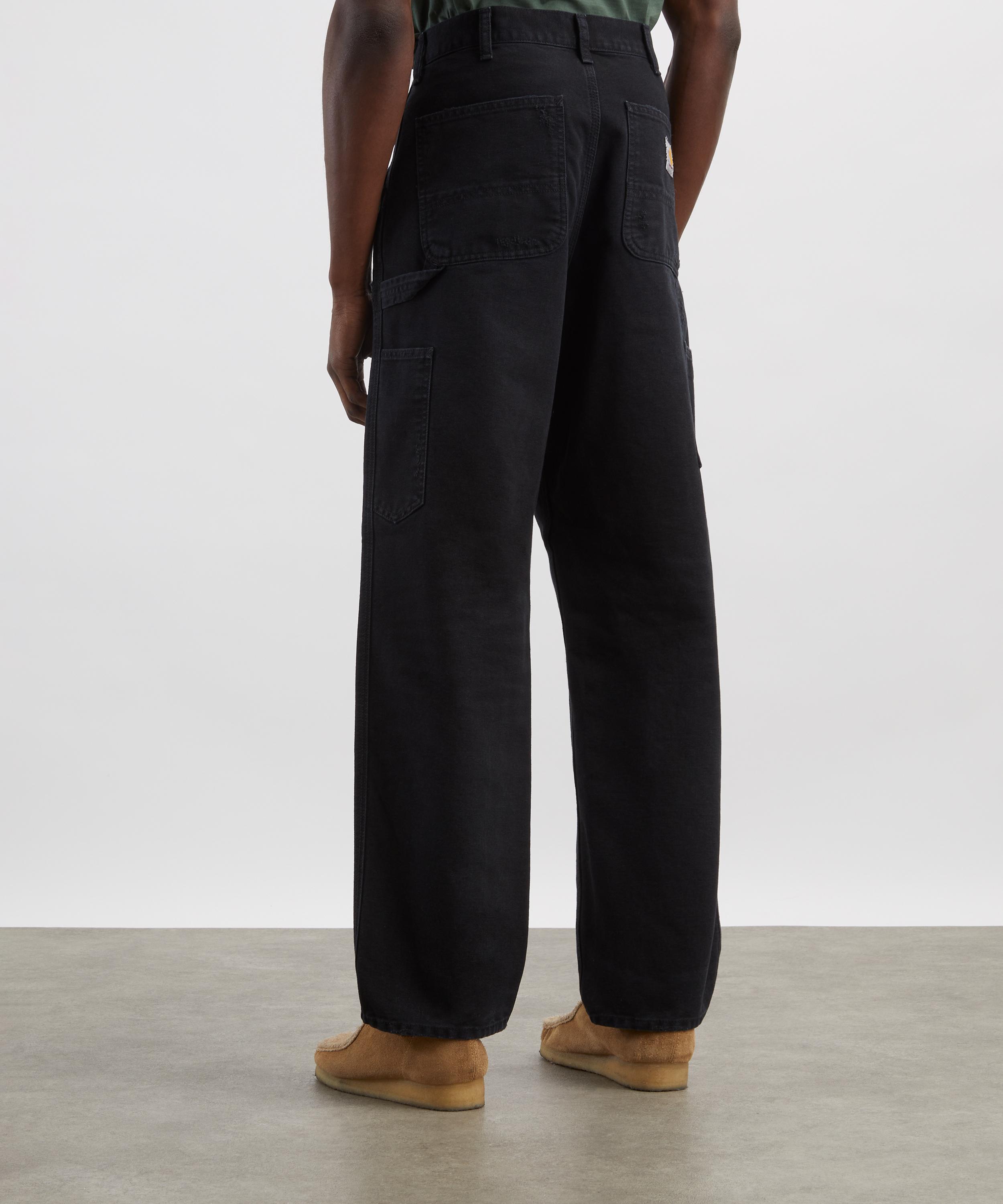 Carhartt WIP - Black Single-Knee Work Trousers image number 3