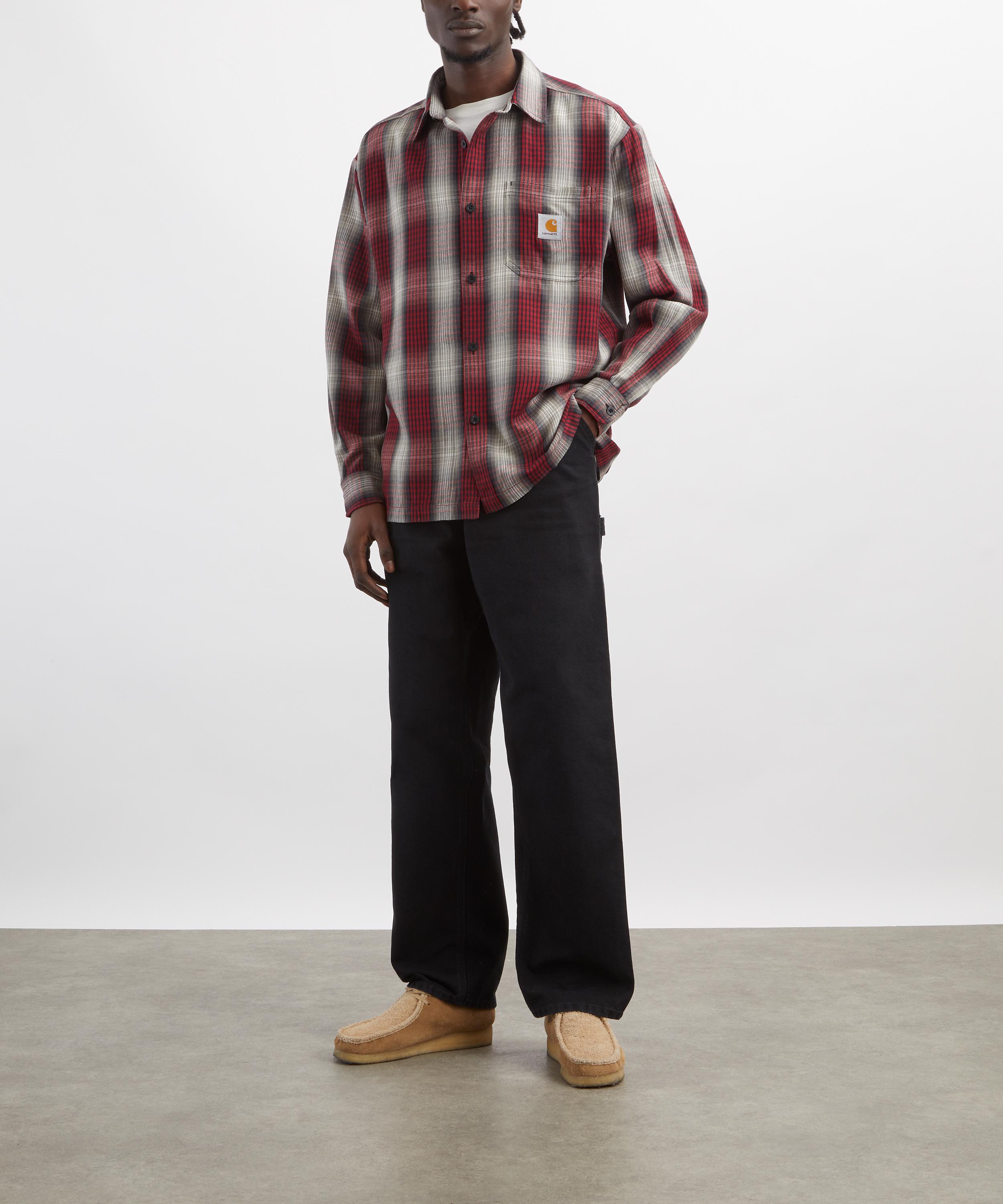 Carhartt WIP - Harlin Check Chili Pepper Shirt image number 1