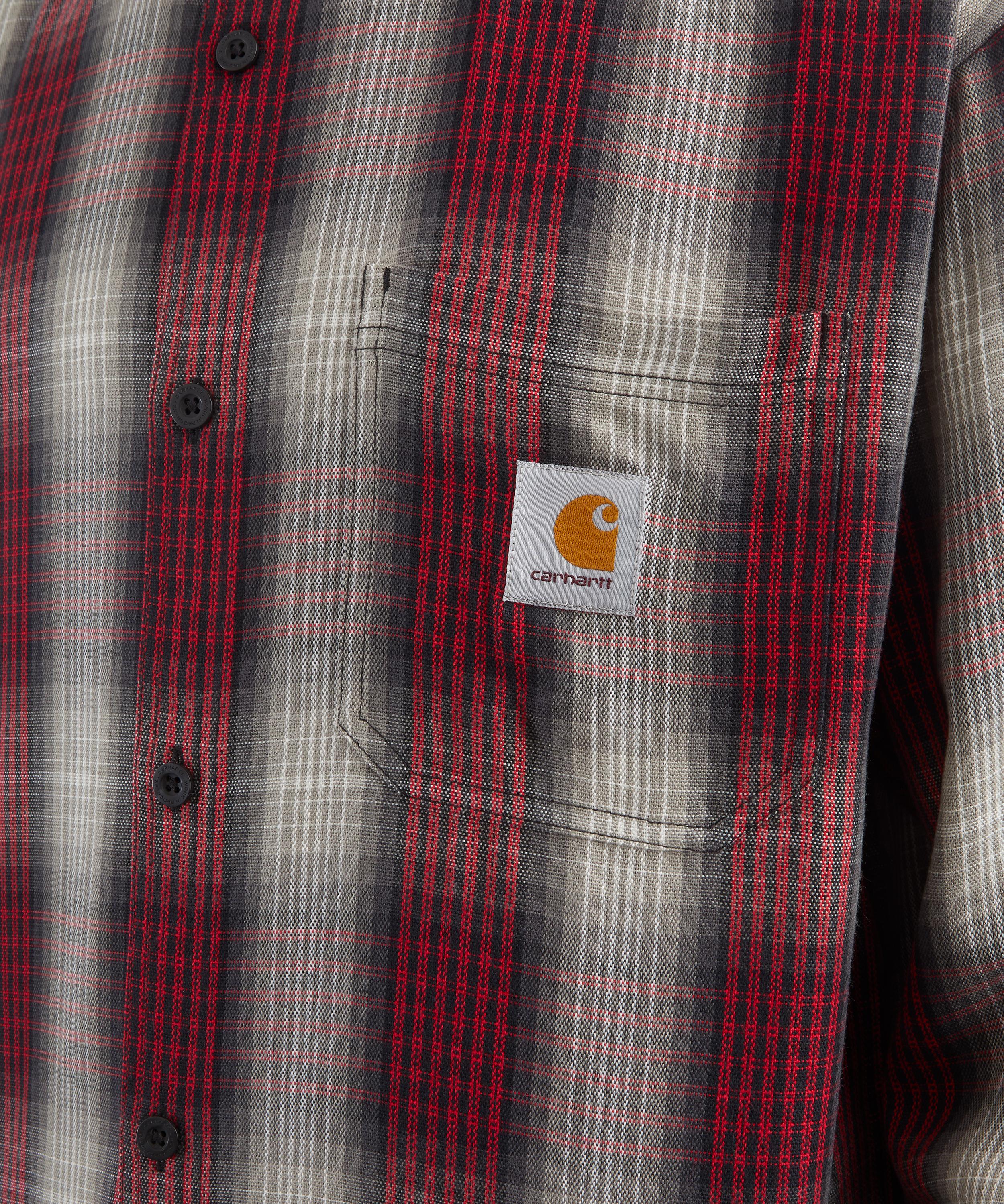 Carhartt WIP - Harlin Check Chili Pepper Shirt image number 4