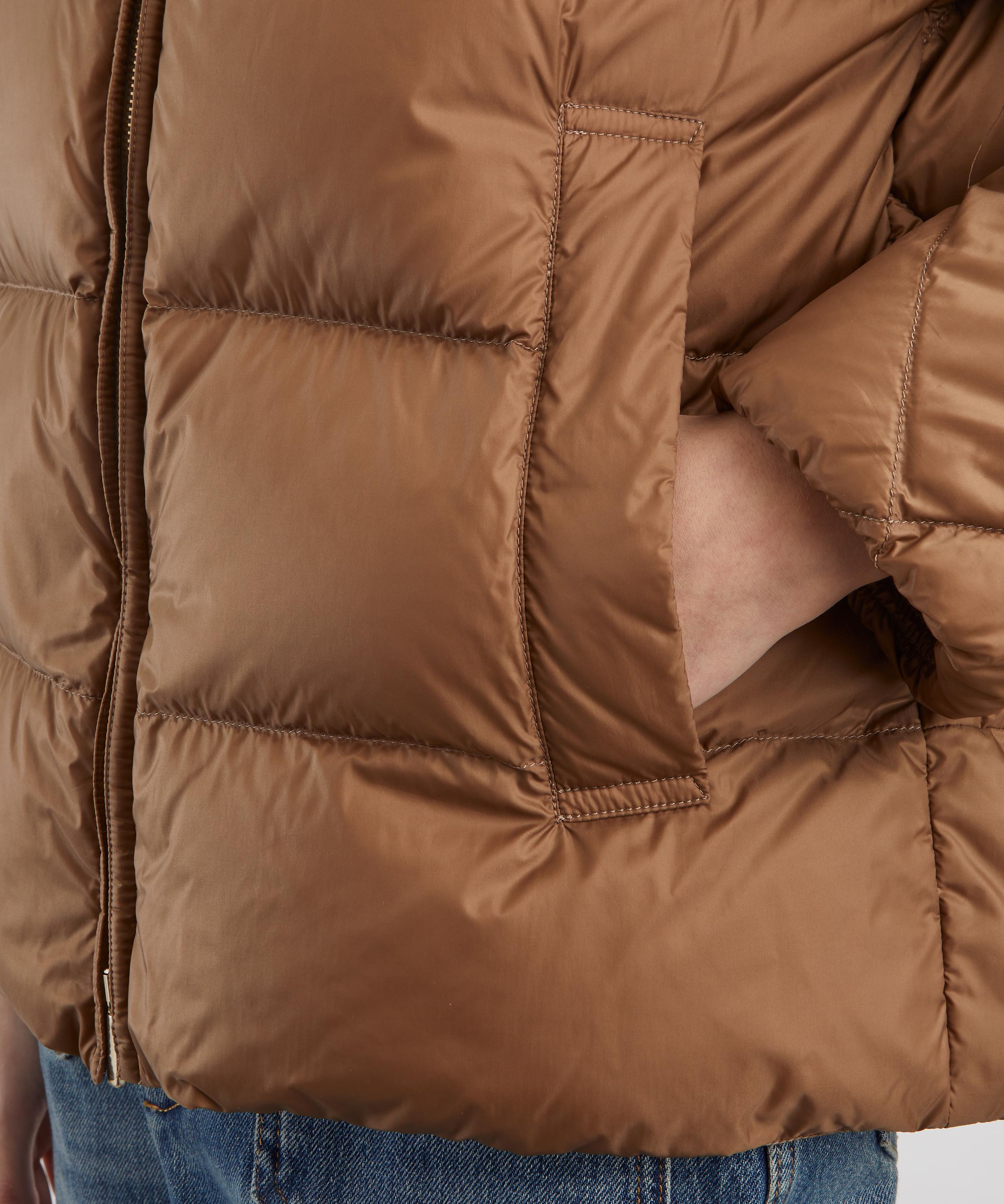Max Mara - Softe Water-Repellent Canvas Down Jacket image number 4