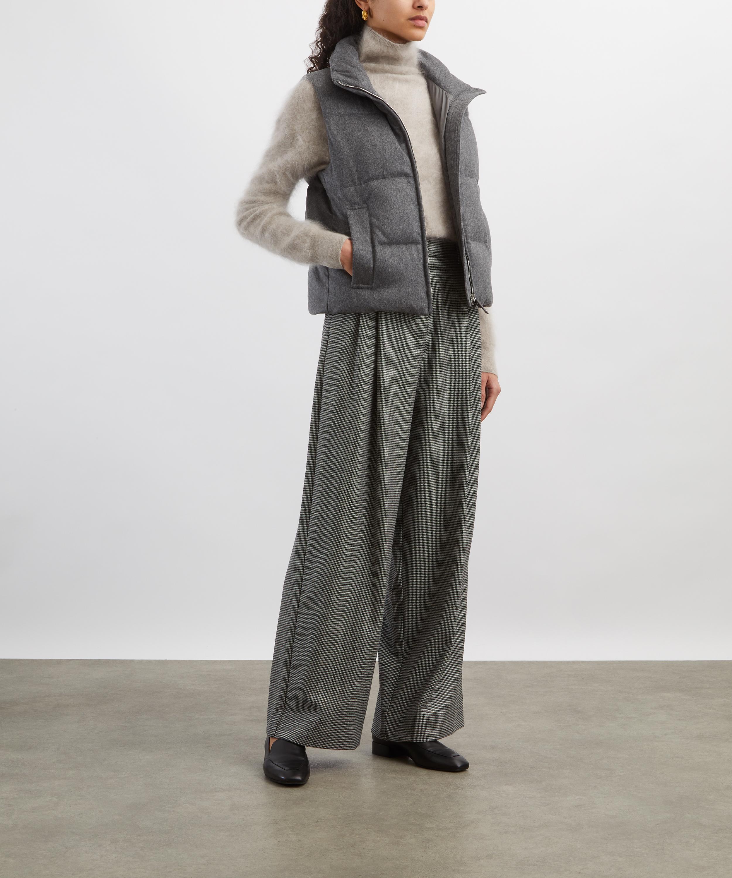 Max Mara - Amoroso Water-Repellent Padded Cashmere Canvas Gilet image number 1