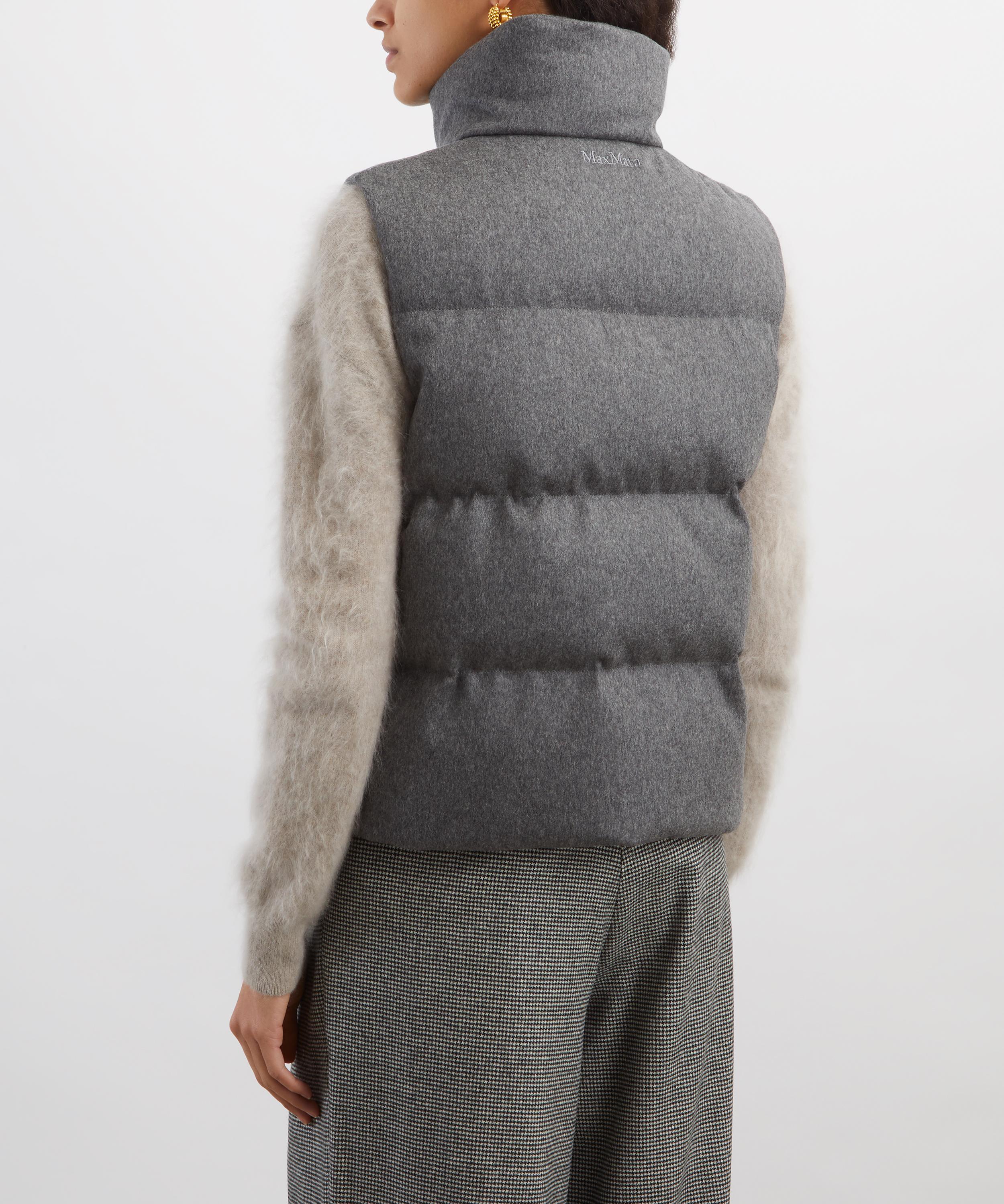 Max Mara - Amoroso Water-Repellent Padded Cashmere Canvas Gilet image number 3