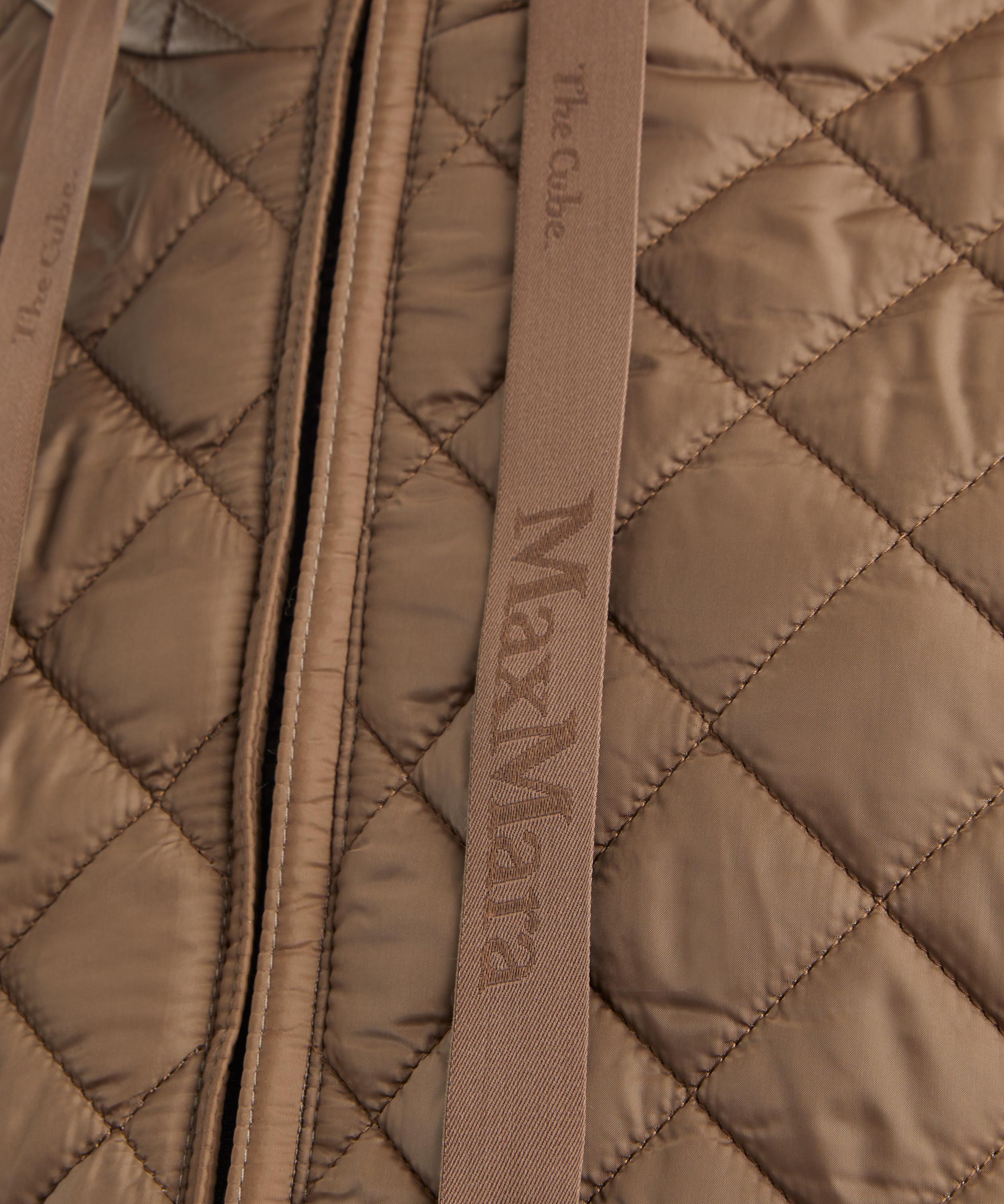 Max Mara - Giorno Quilted Water-Repellent Canvas Padded Jacket image number 4
