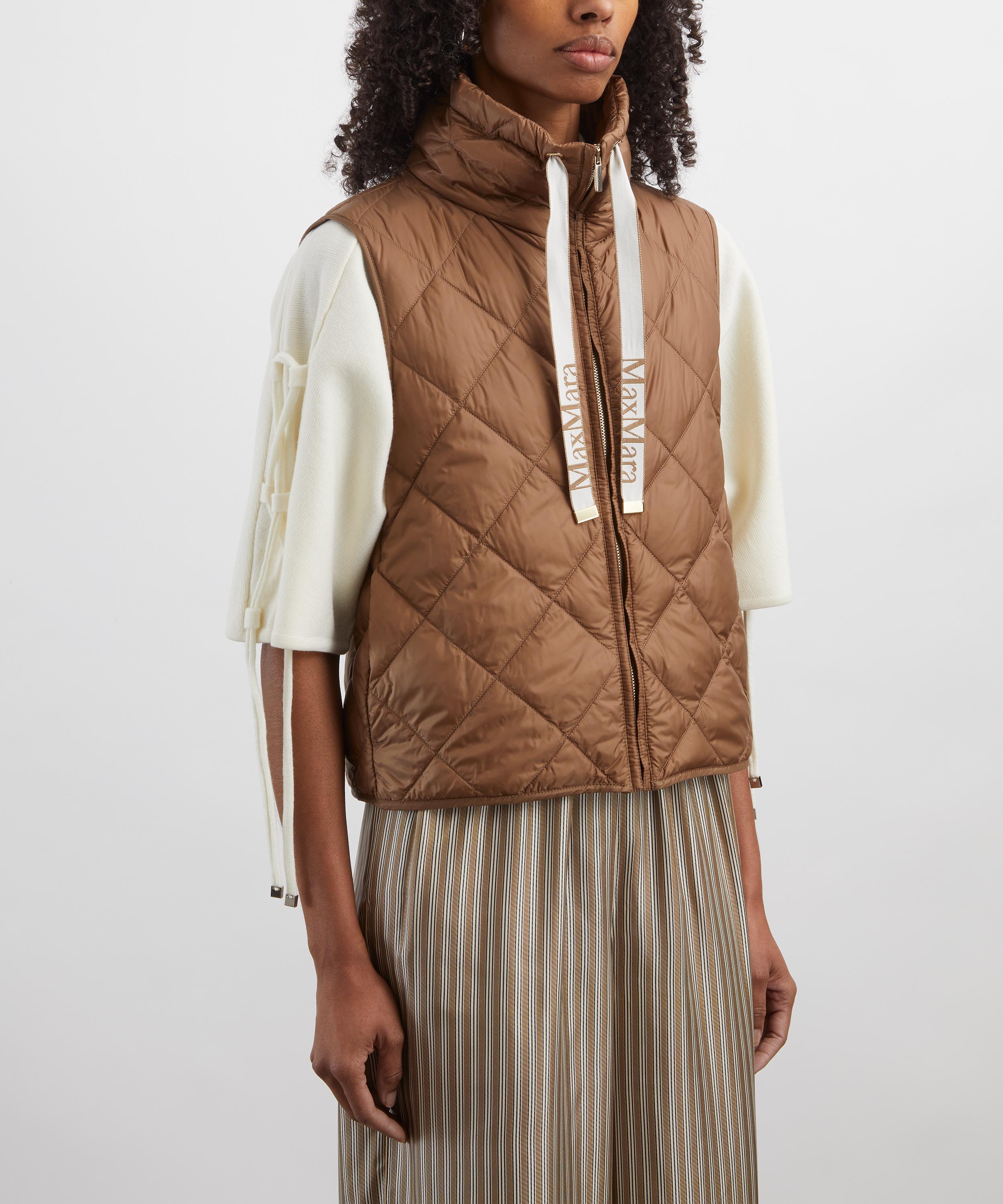 Max Mara - Tregic Water-Repellent Nylon Canvas Gilet image number 2