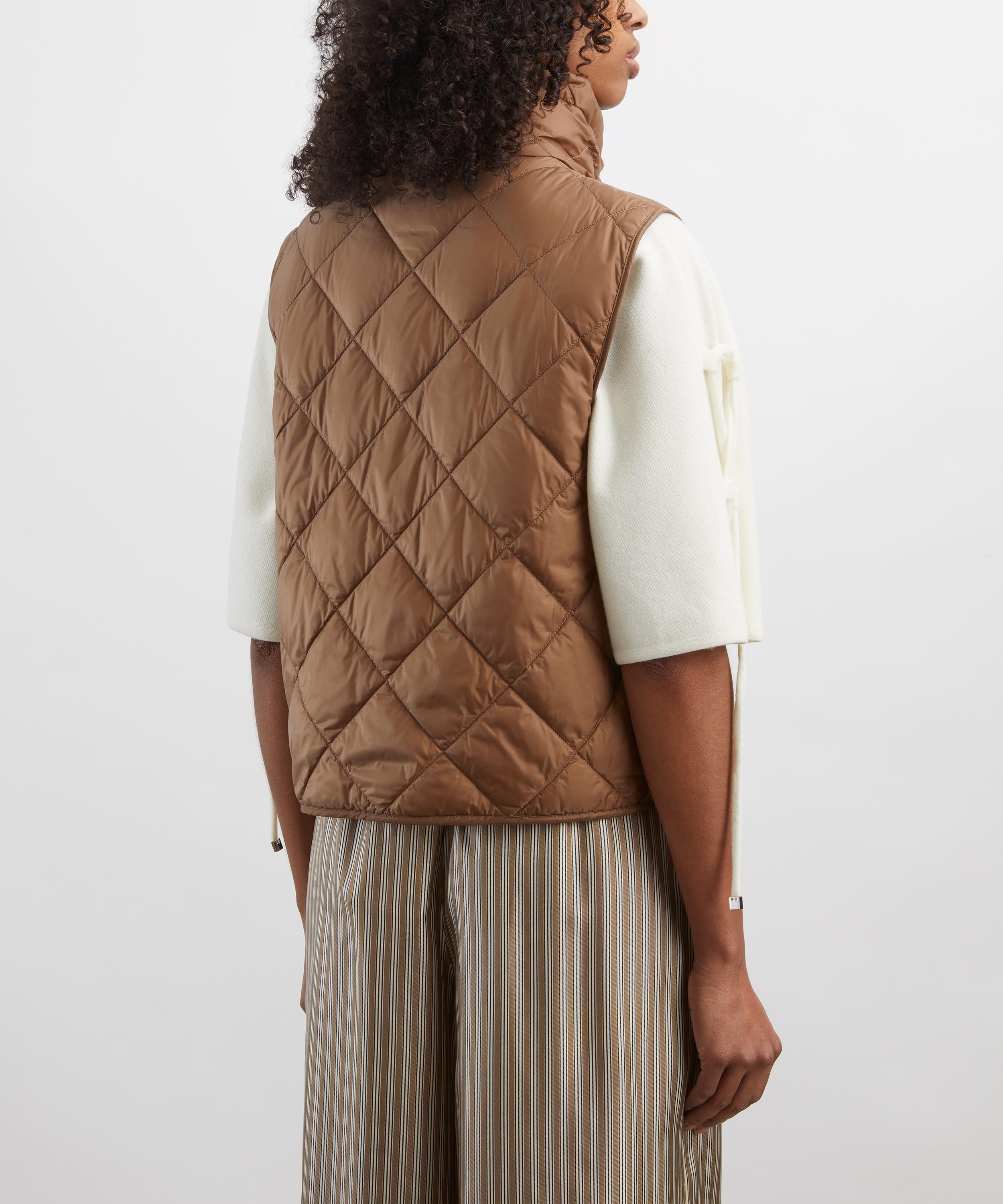 Max Mara - Tregic Water-Repellent Nylon Canvas Gilet image number 3