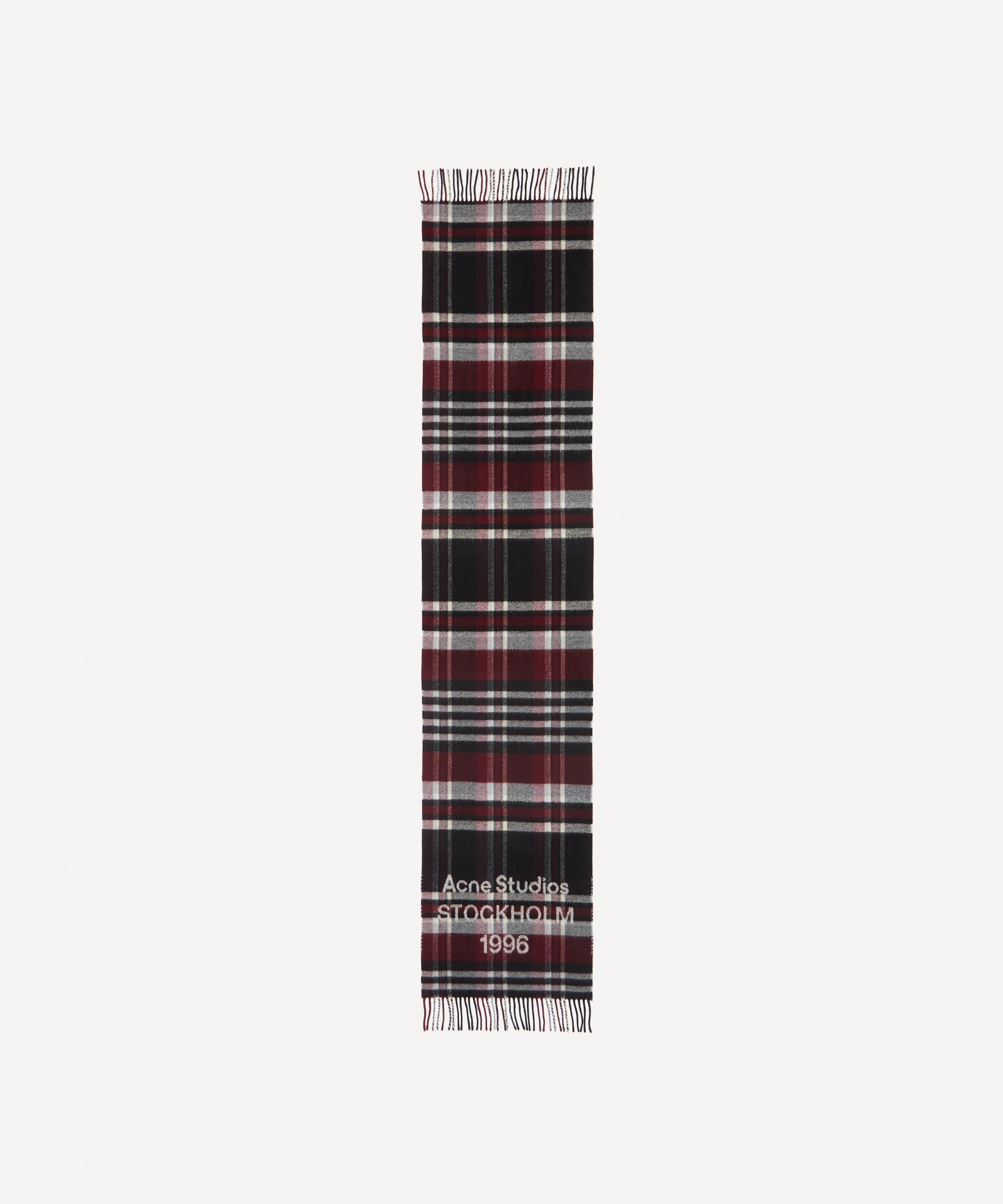 Acne Studios - Check Logo Scarf