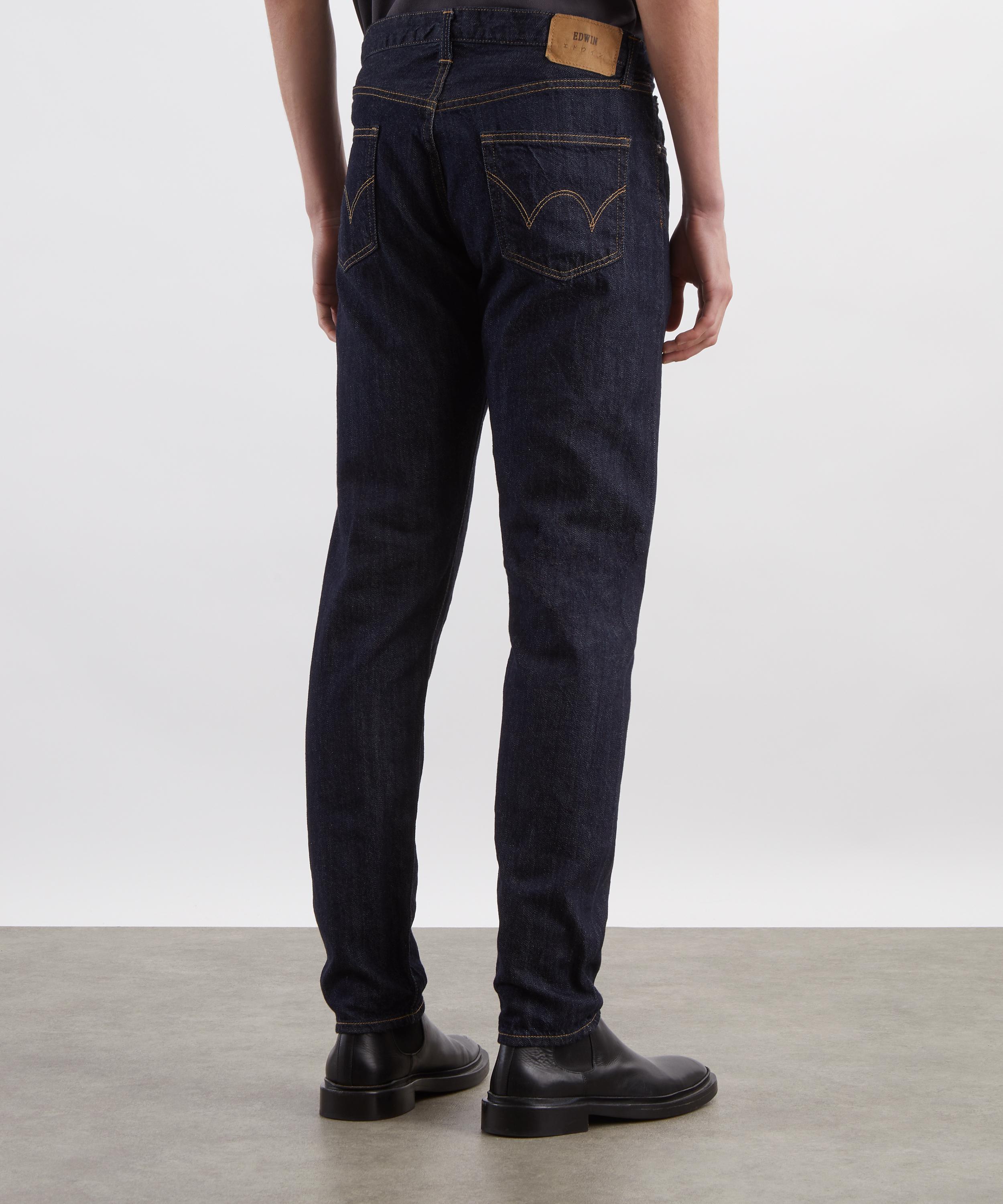 Edwin - Blue Light Used Regular Tapered Jeans image number 3