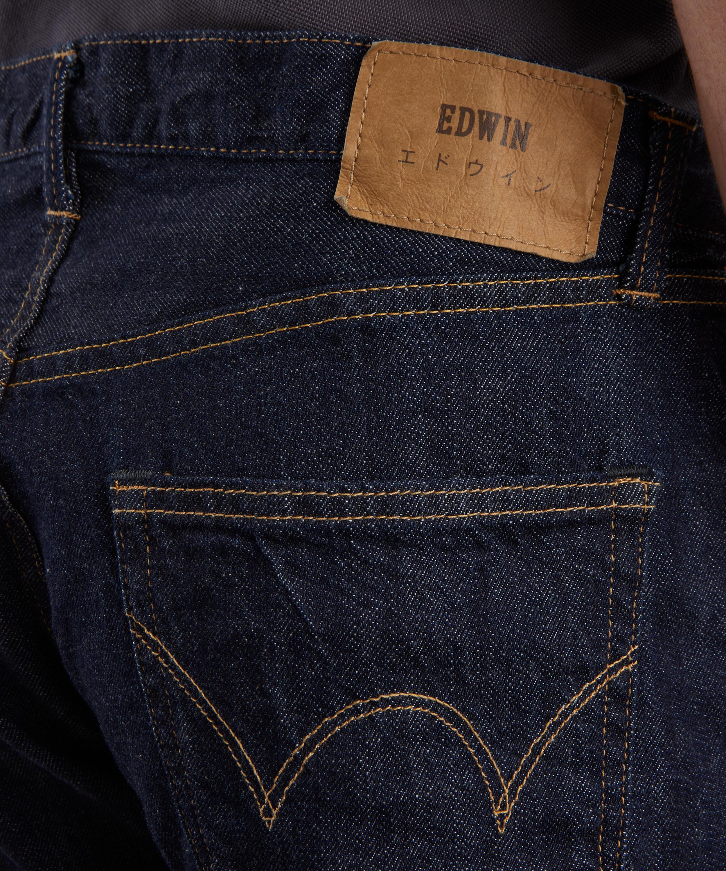 Edwin - Blue Light Used Regular Tapered Jeans image number 4