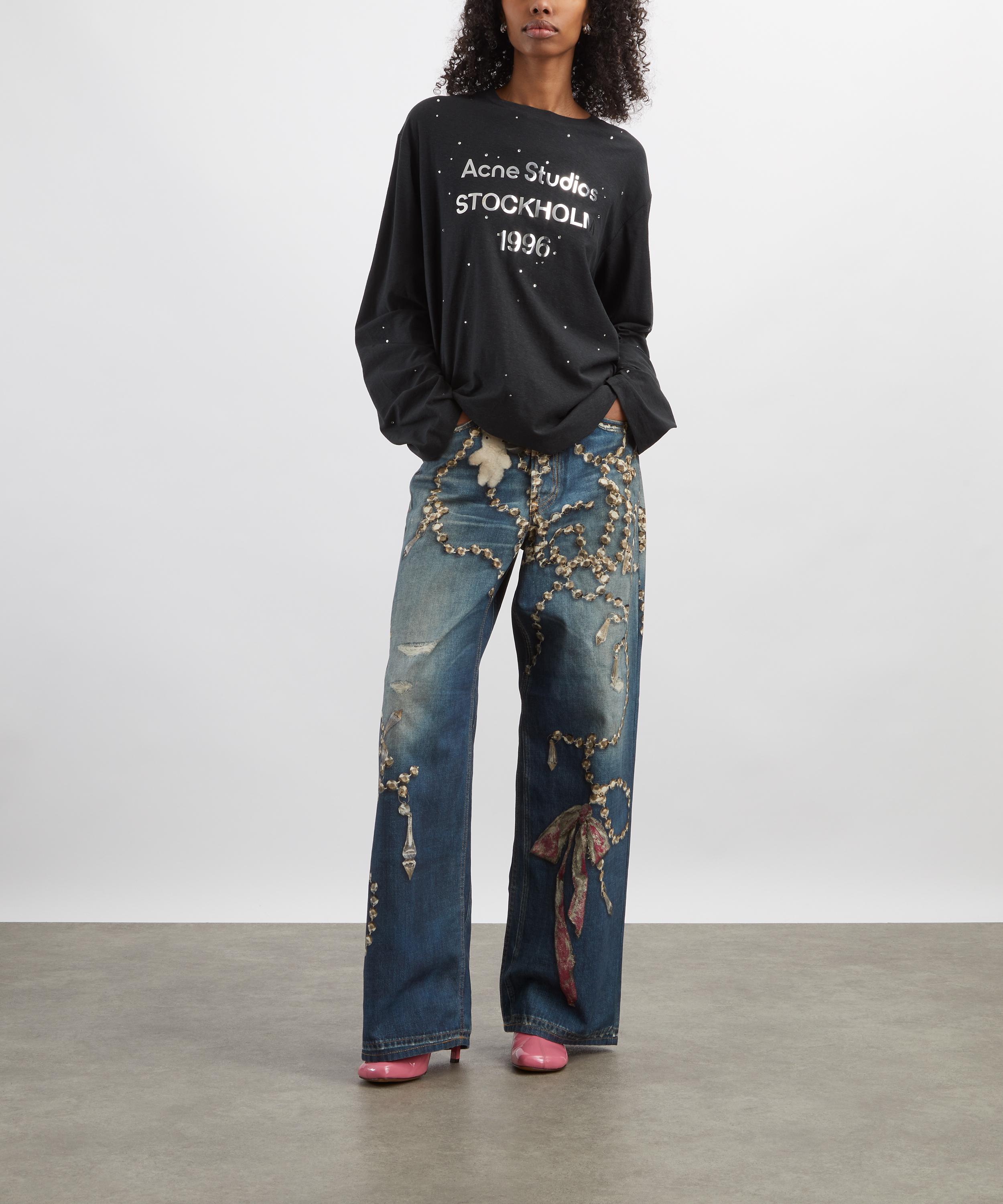 Acne Studios - Loose-Fit Trompe L’oeil Jeans image number 1