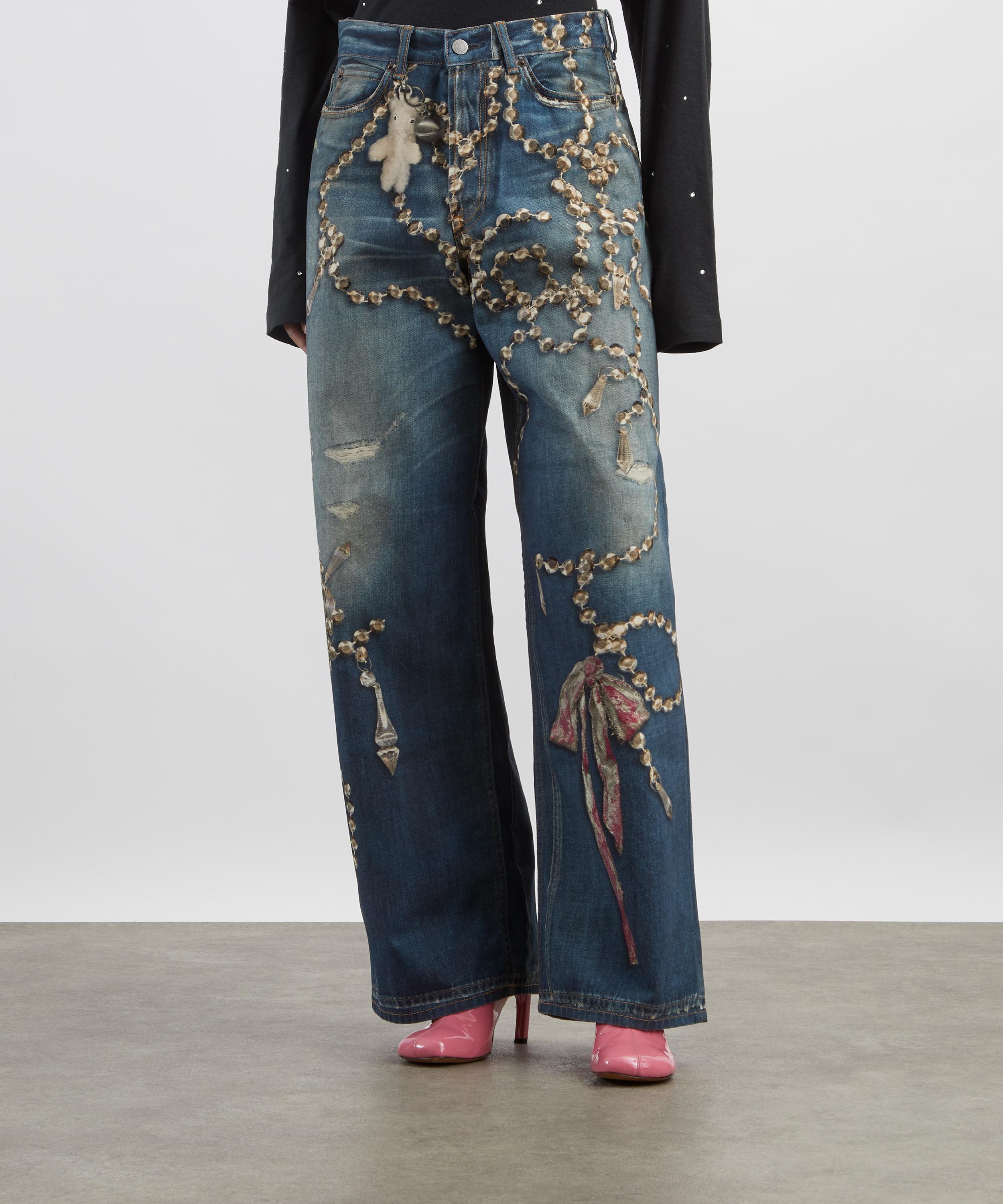 Acne Studios - Loose-Fit Trompe L’oeil Jeans image number 2