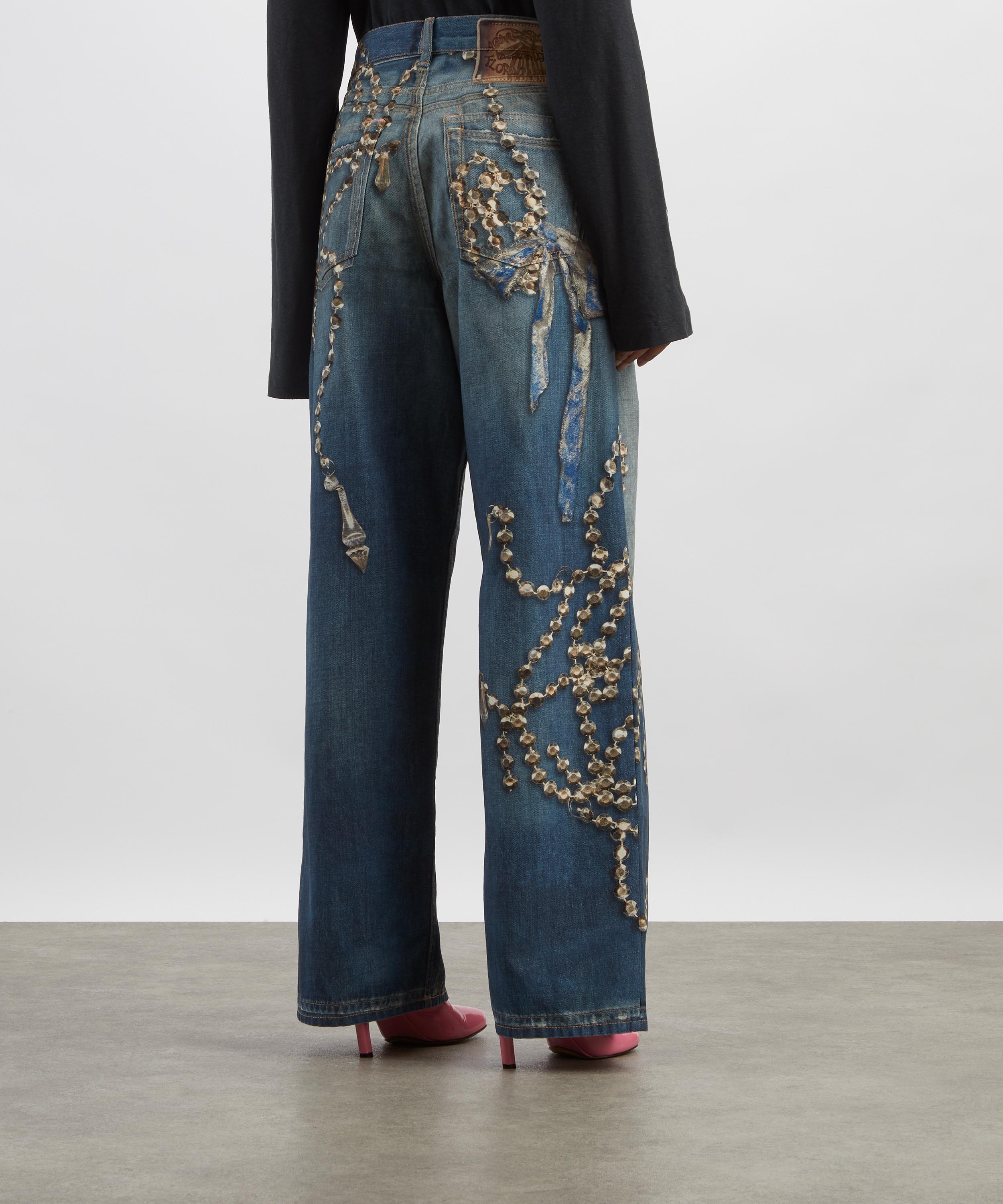 Acne Studios - Loose-Fit Trompe L’oeil Jeans image number 3