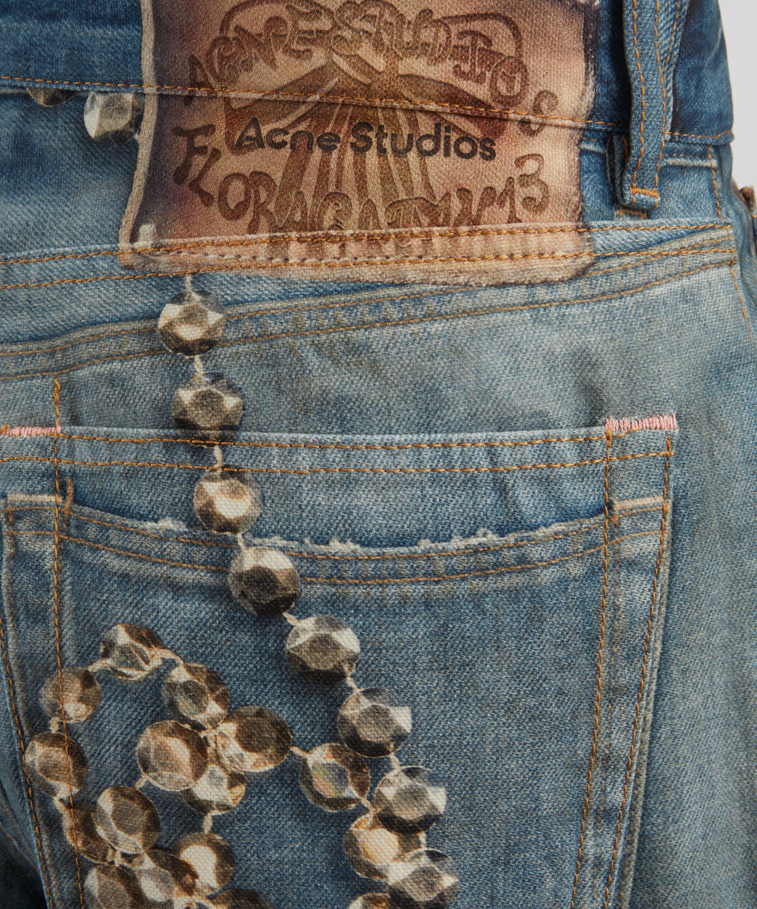 Acne Studios - Loose-Fit Trompe L’oeil Jeans image number 4