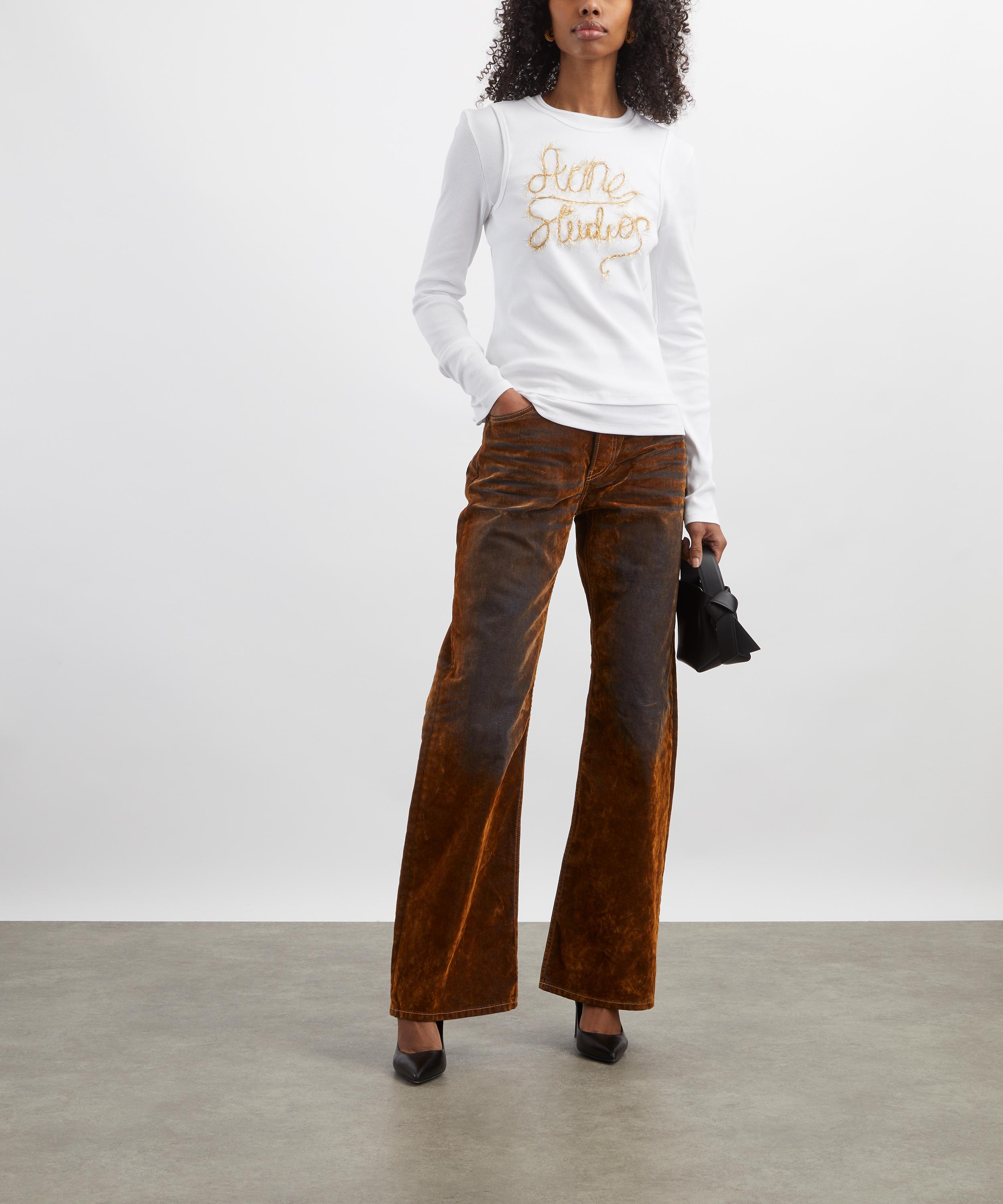 Acne Studios - Regular Fit Rust Brown Jeans image number 1