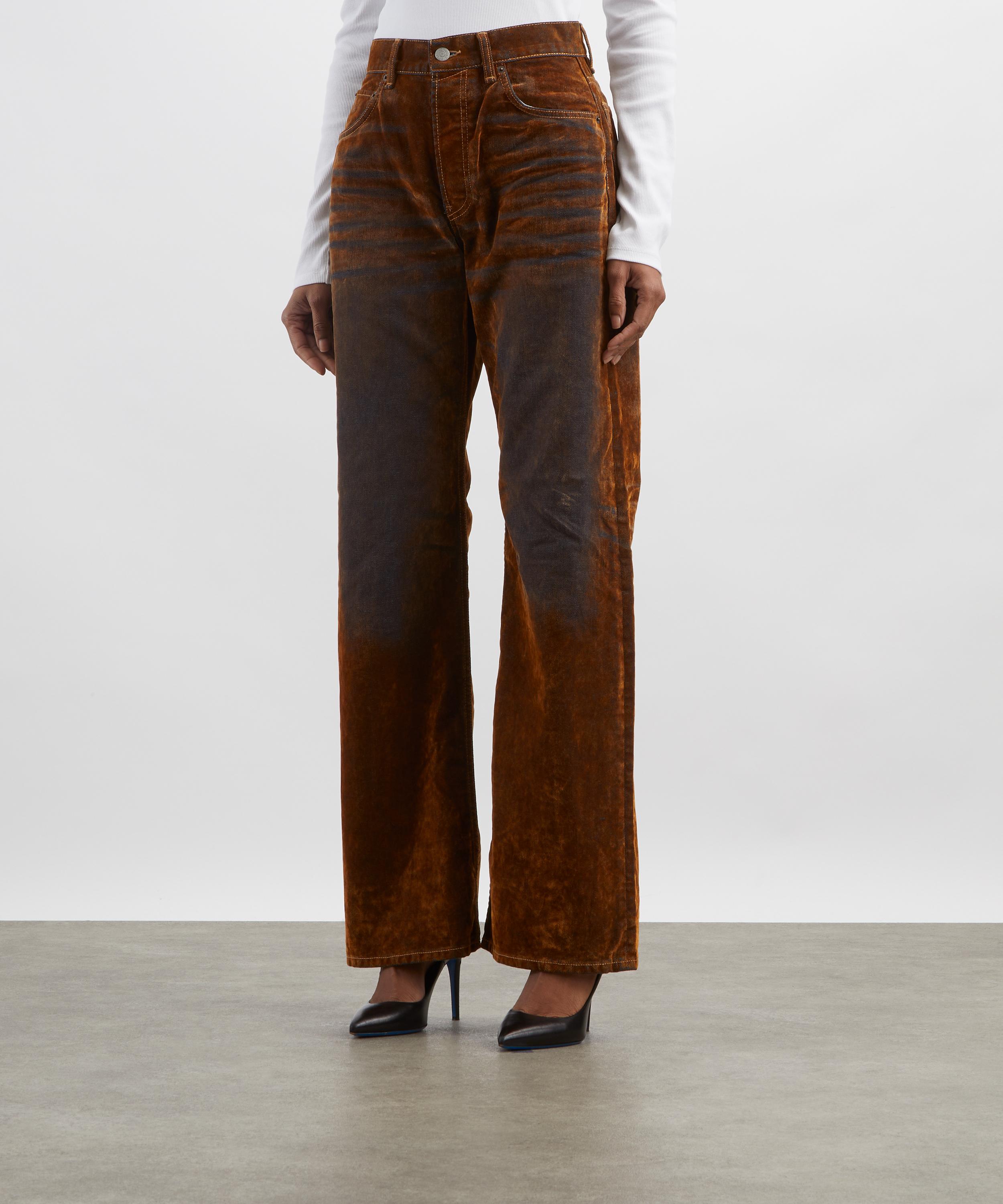 Acne Studios - Regular Fit Rust Brown Jeans image number 2