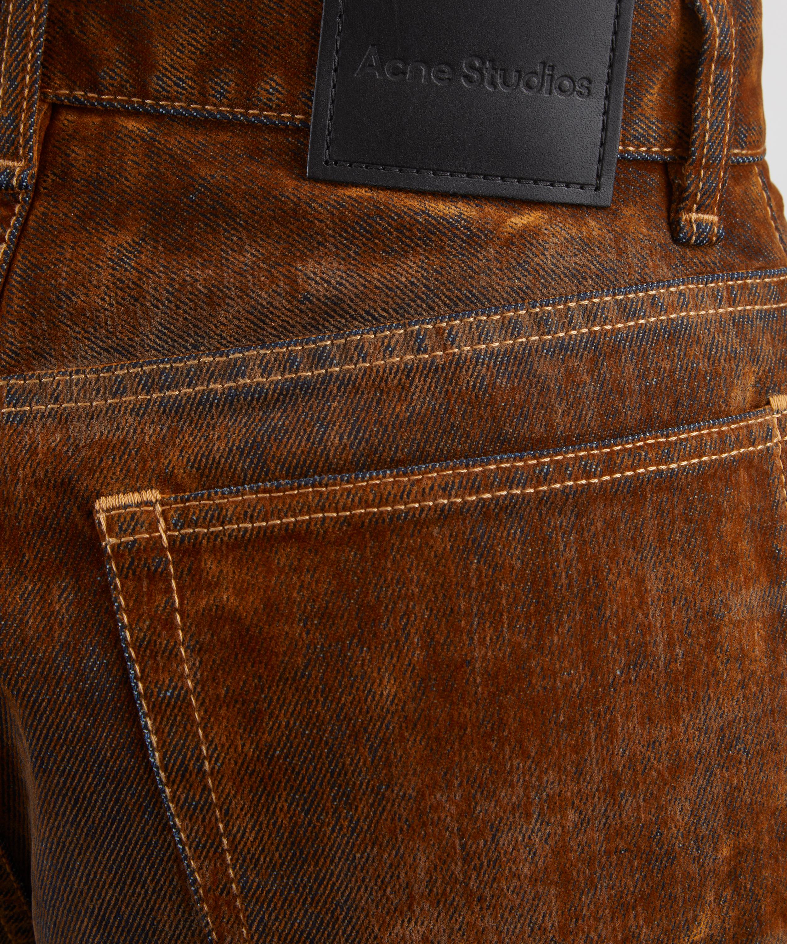 Acne Studios - Regular Fit Rust Brown Jeans image number 4