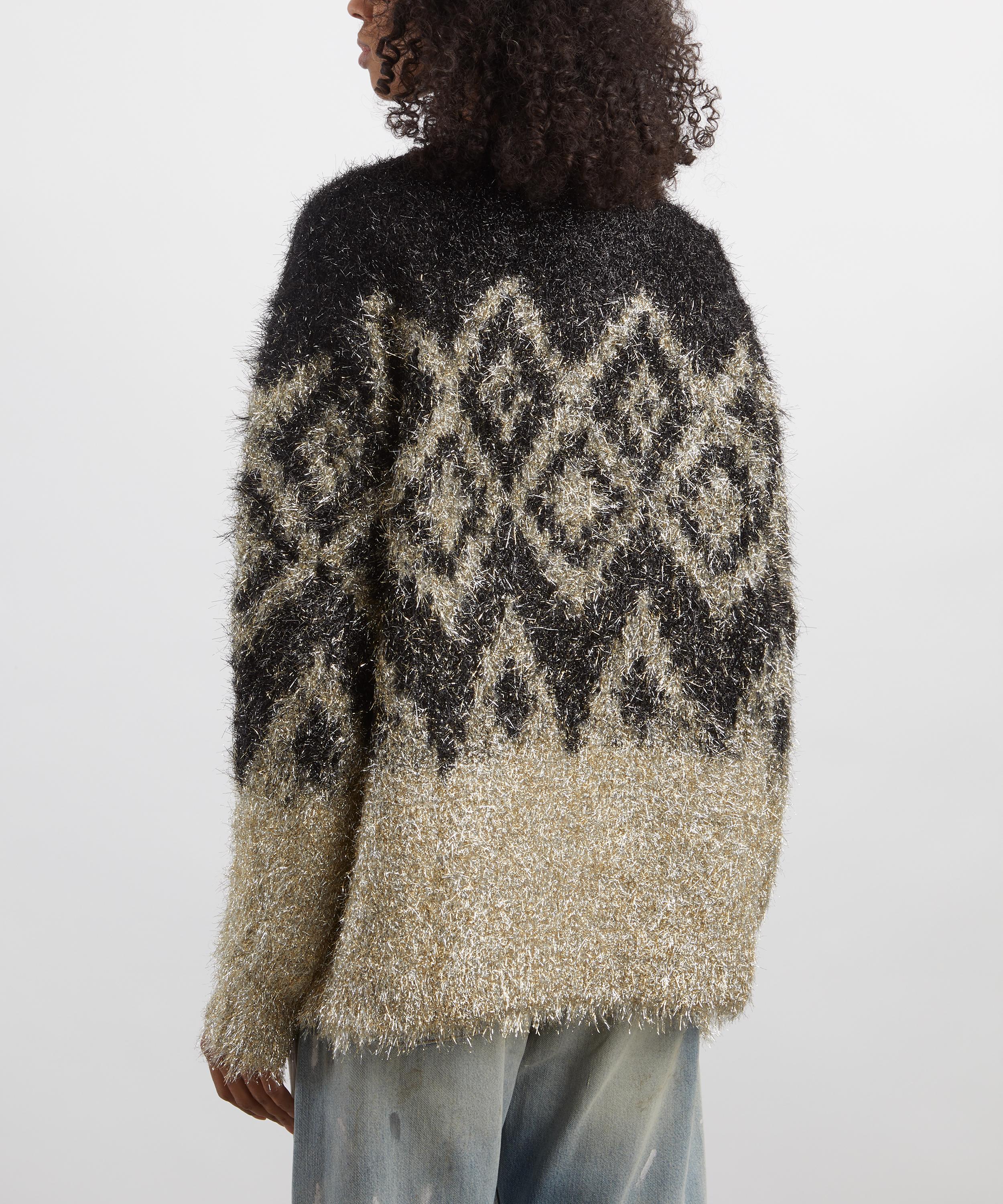 Acne Studios - Metallic Knit Jumper image number 3