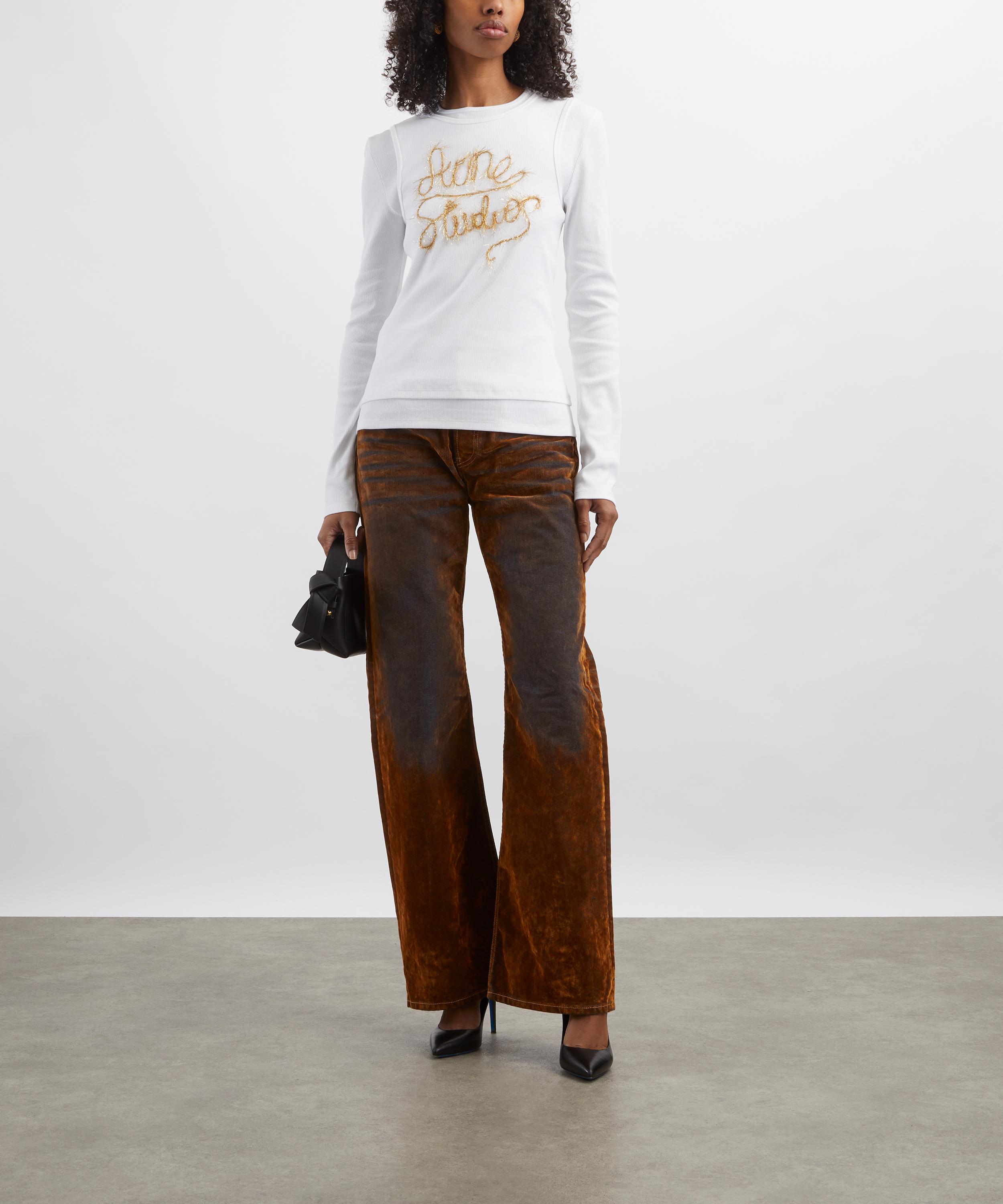 Acne Studios - Layered Logo T-Shirt image number 1