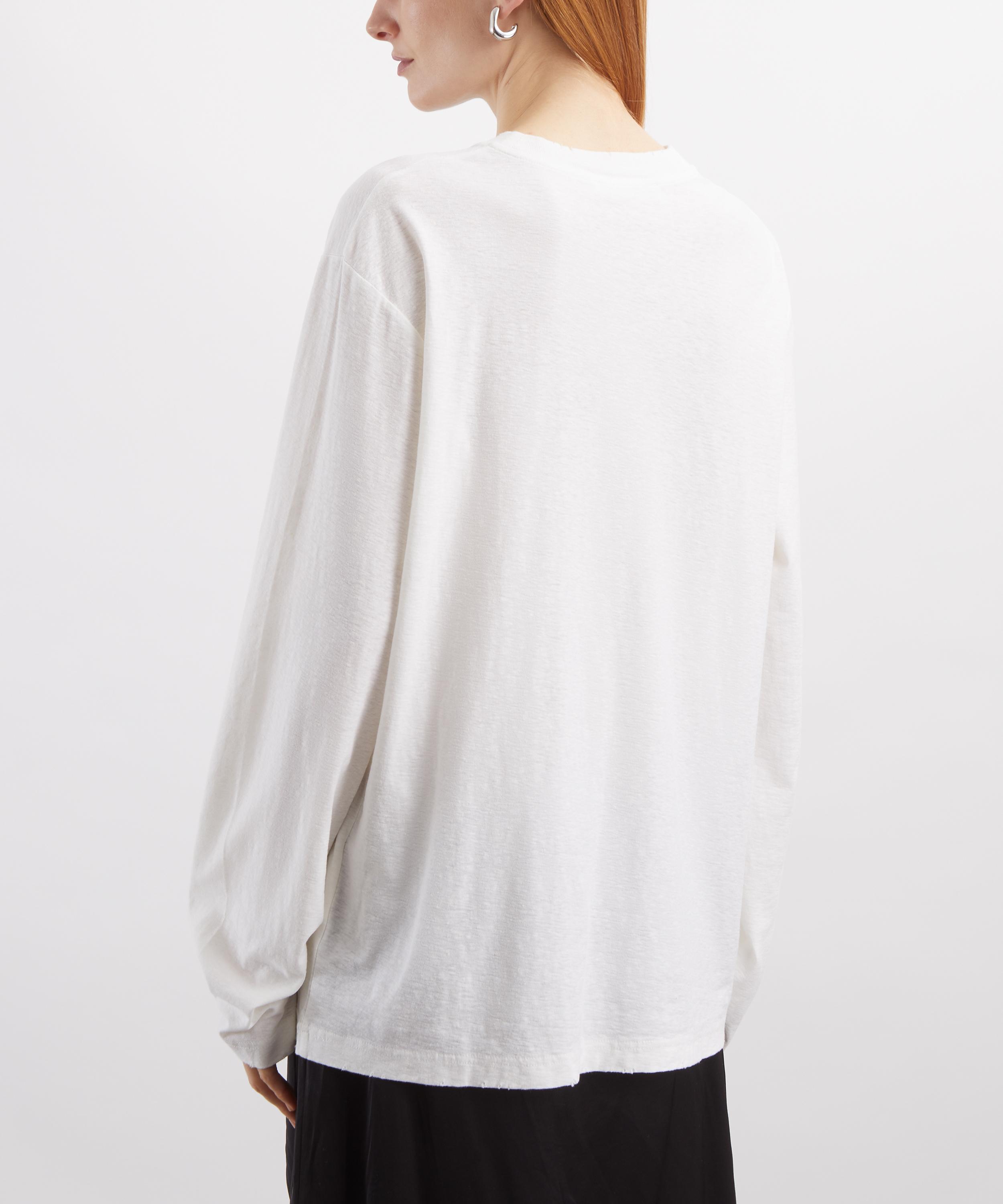 Acne Studios - Long-Sleeve Logo T-Shirt image number 3