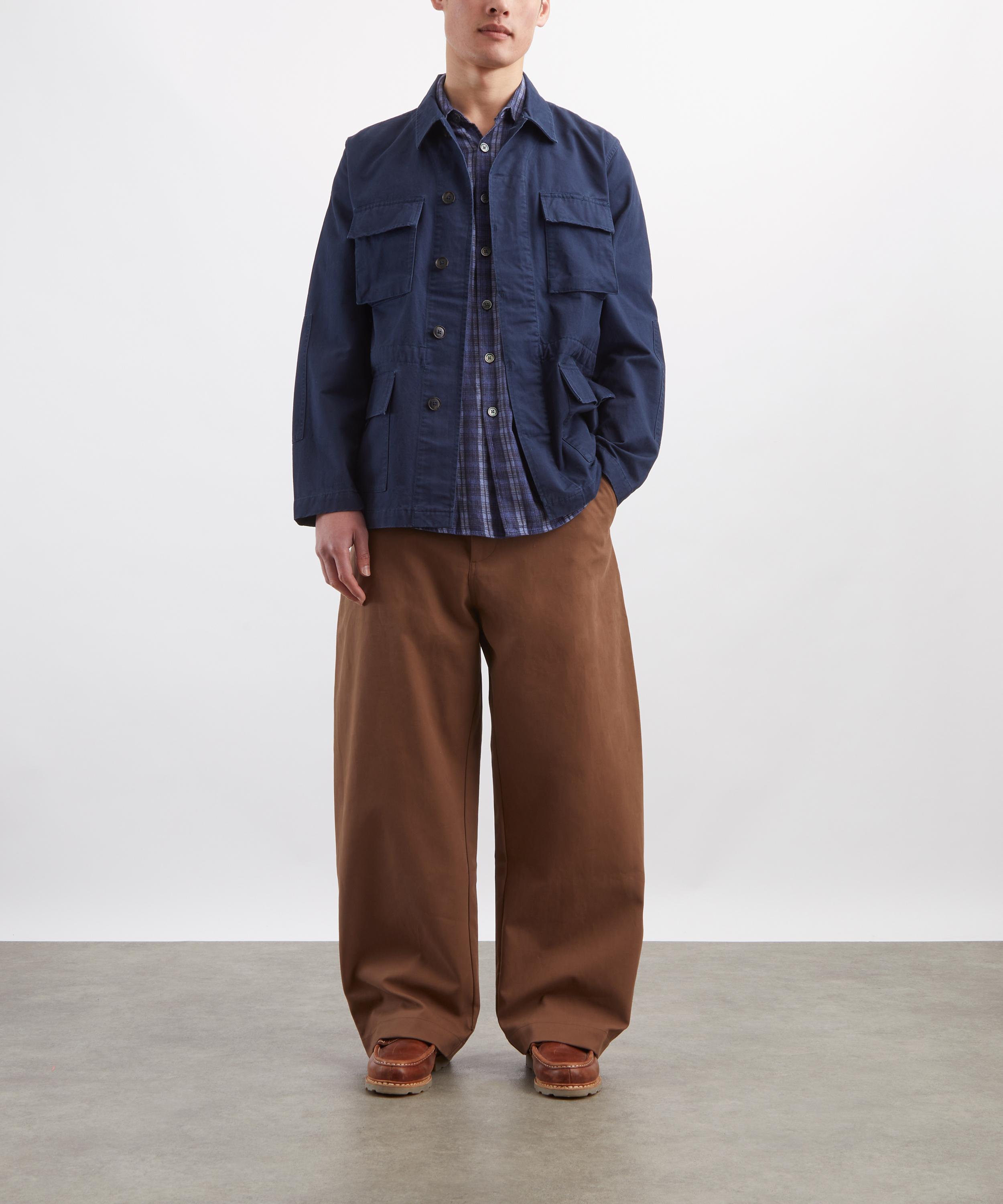 Baracuta - Navy Twill Field Shacket image number 1