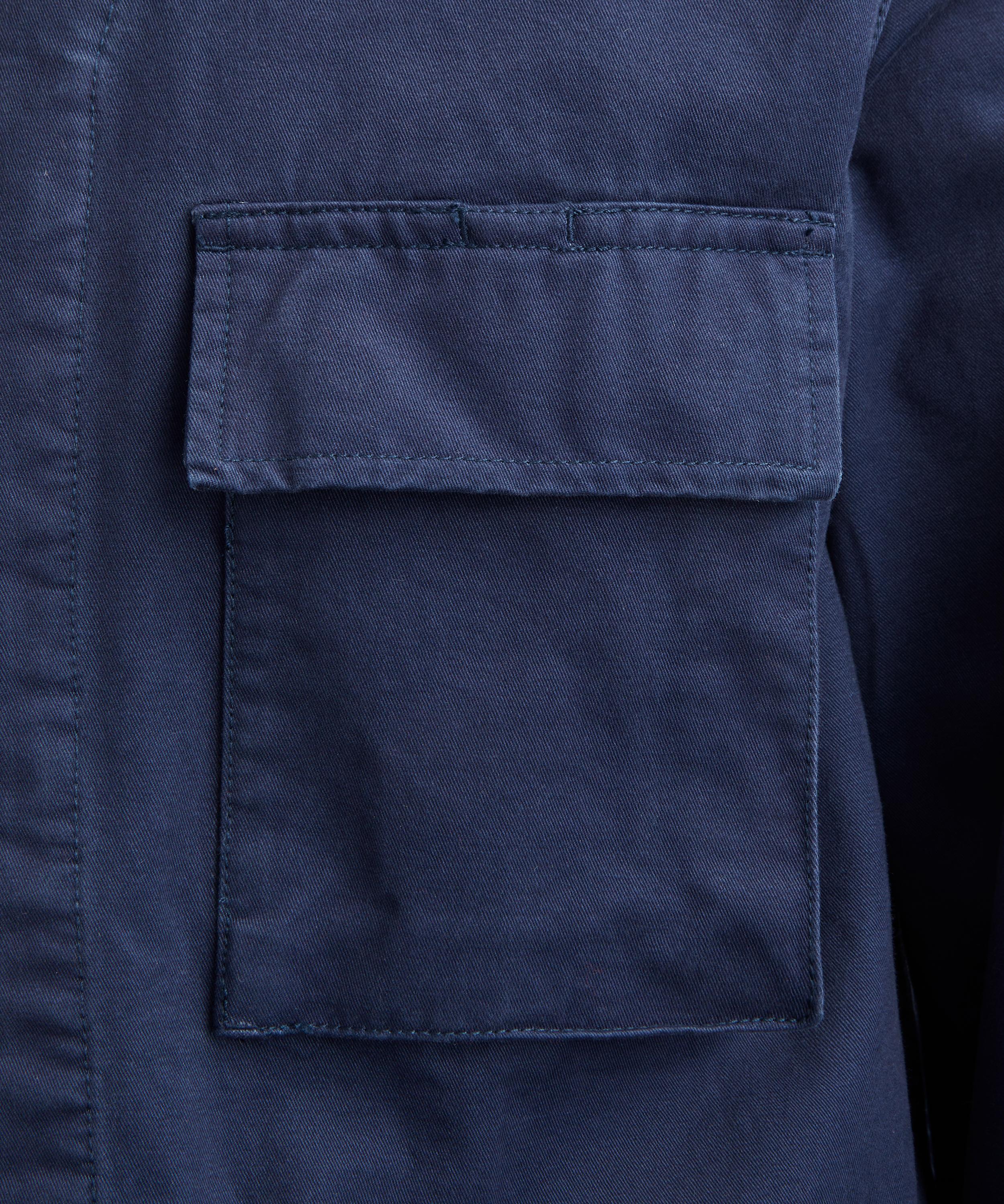 Baracuta - Navy Twill Field Shacket image number 4