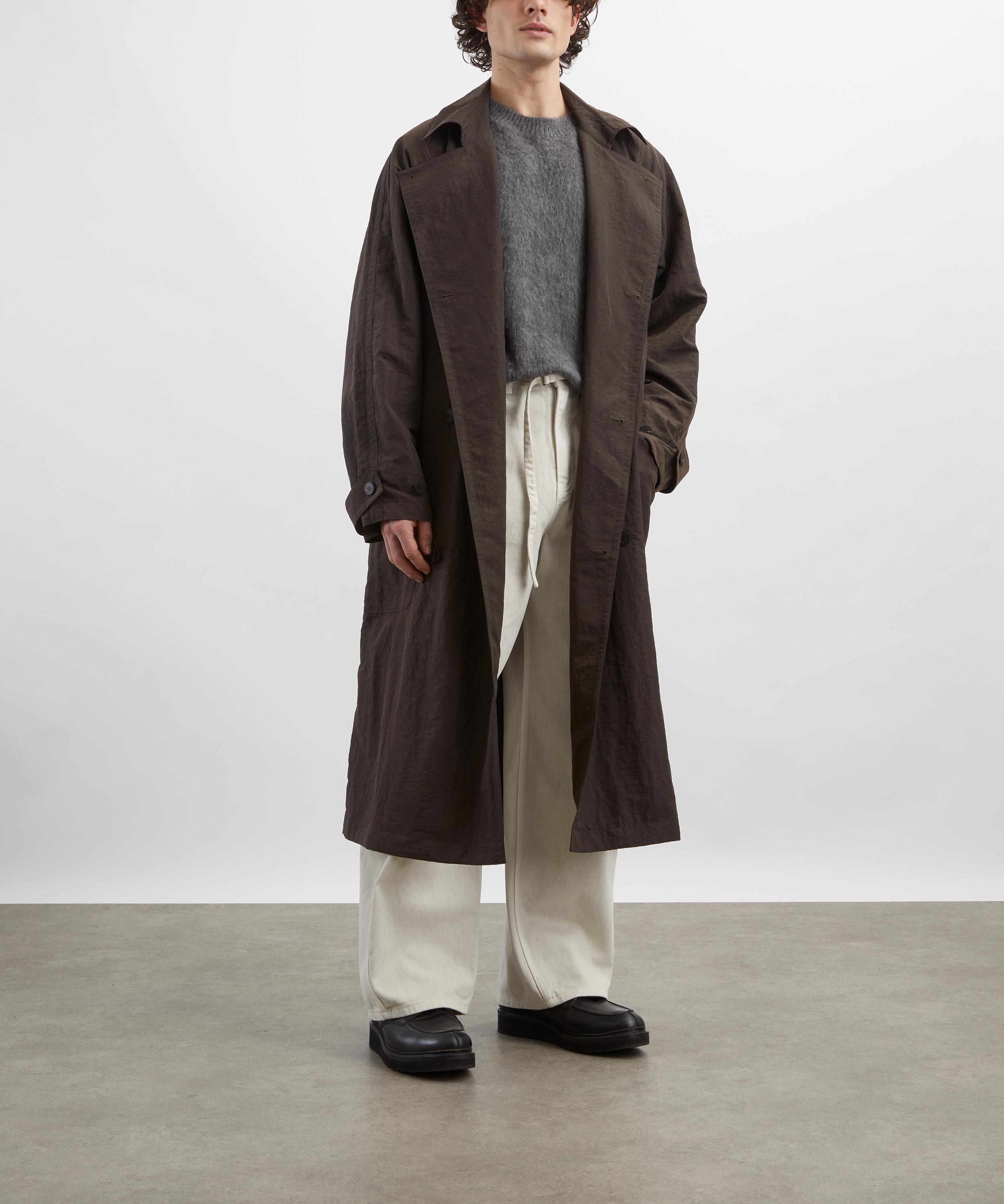 Le17septembre - Brown Crisp Raglan Trench Coat image number 1