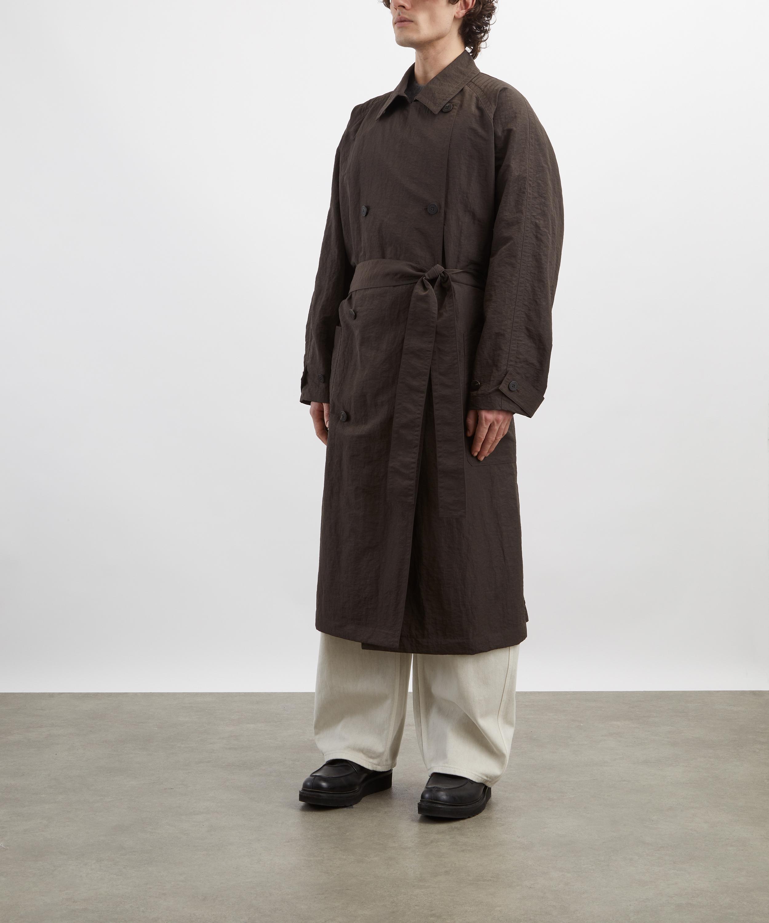 Le17septembre - Brown Crisp Raglan Trench Coat image number 2