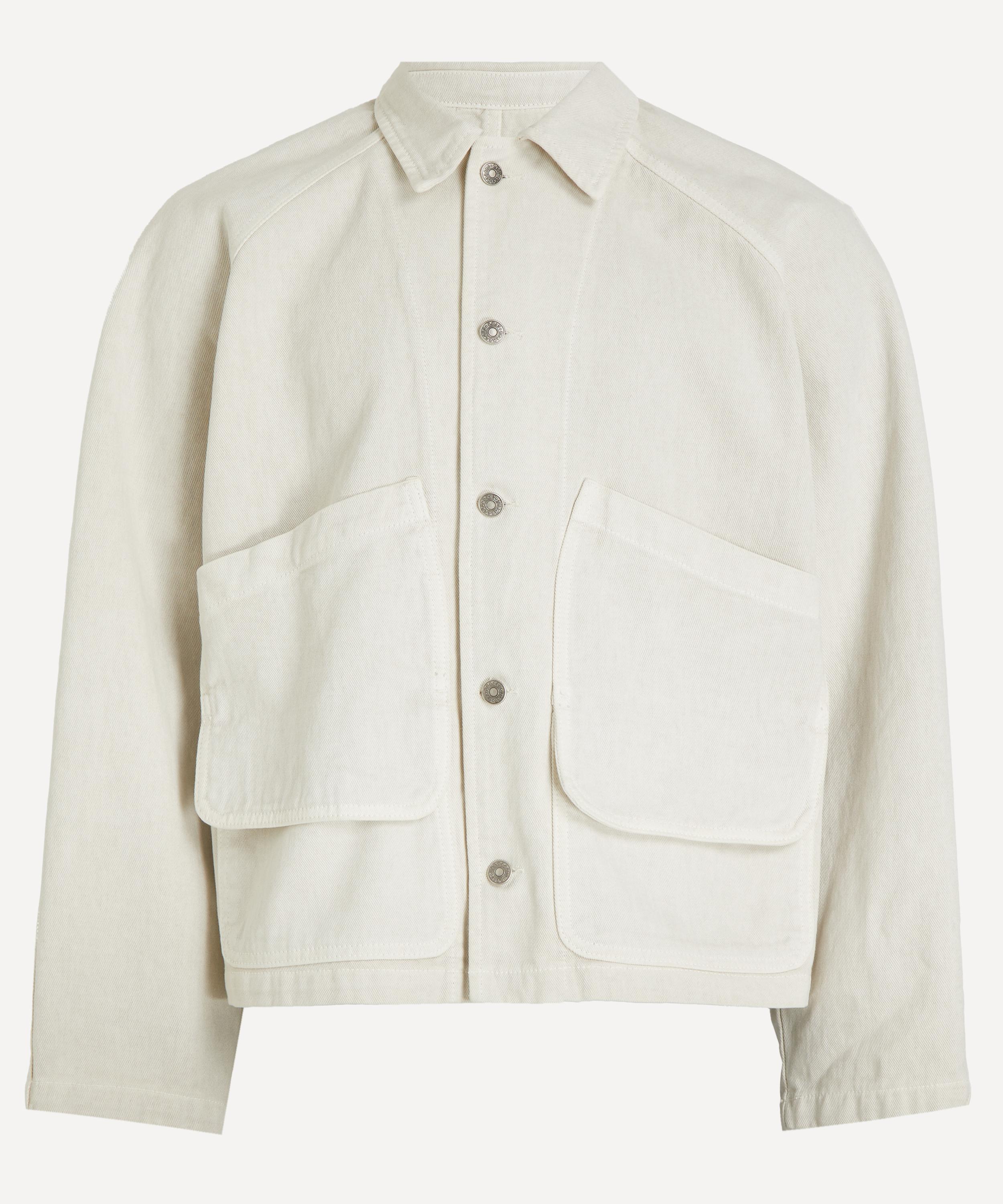 Le17septembre - Ecru Garment-Dyed Hunting Denim Jacket