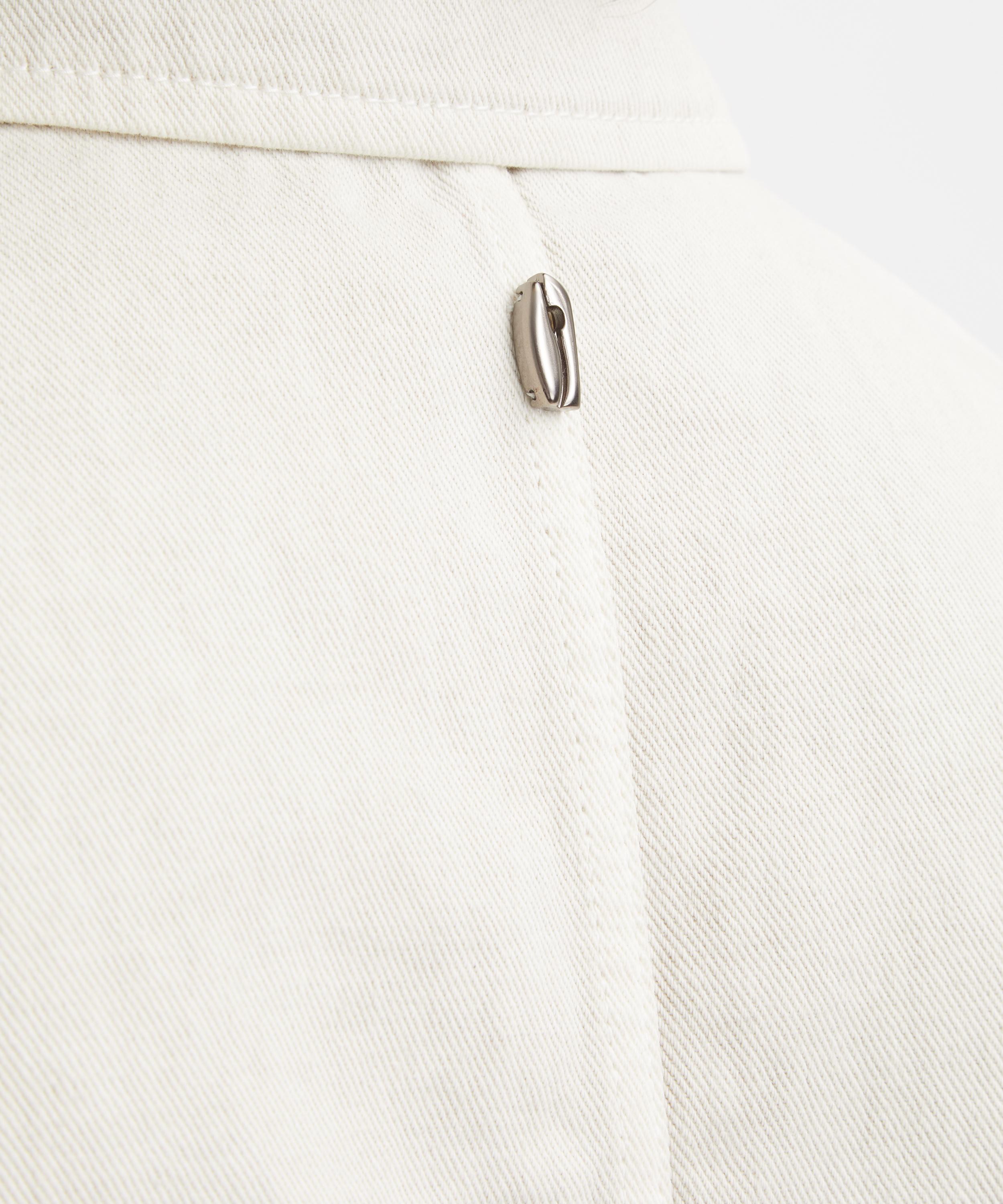 Le17septembre - Ecru Garment-Dyed Hunting Denim Jacket image number 4