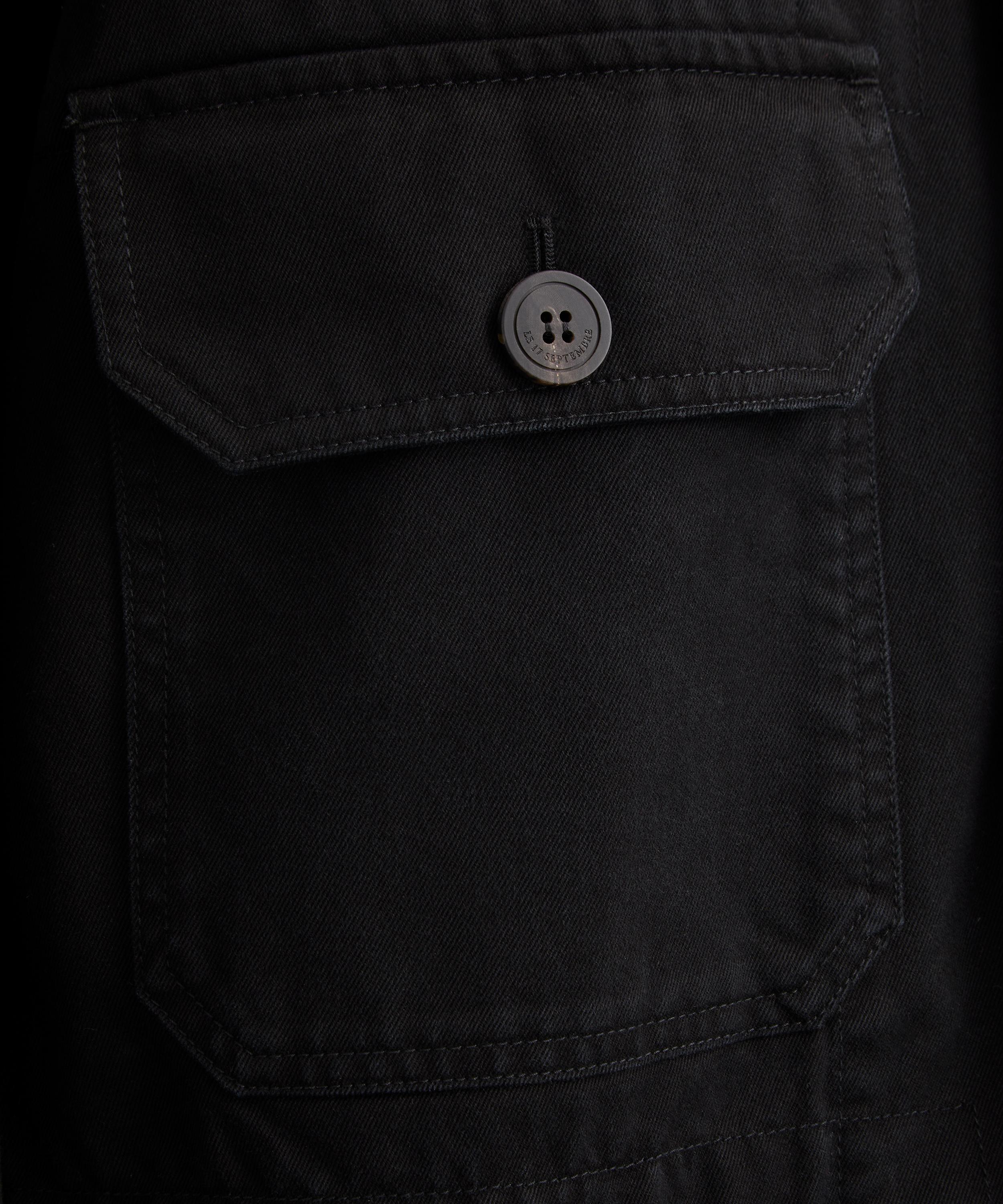 Le17septembre - Black Washed Work Jacket image number 4