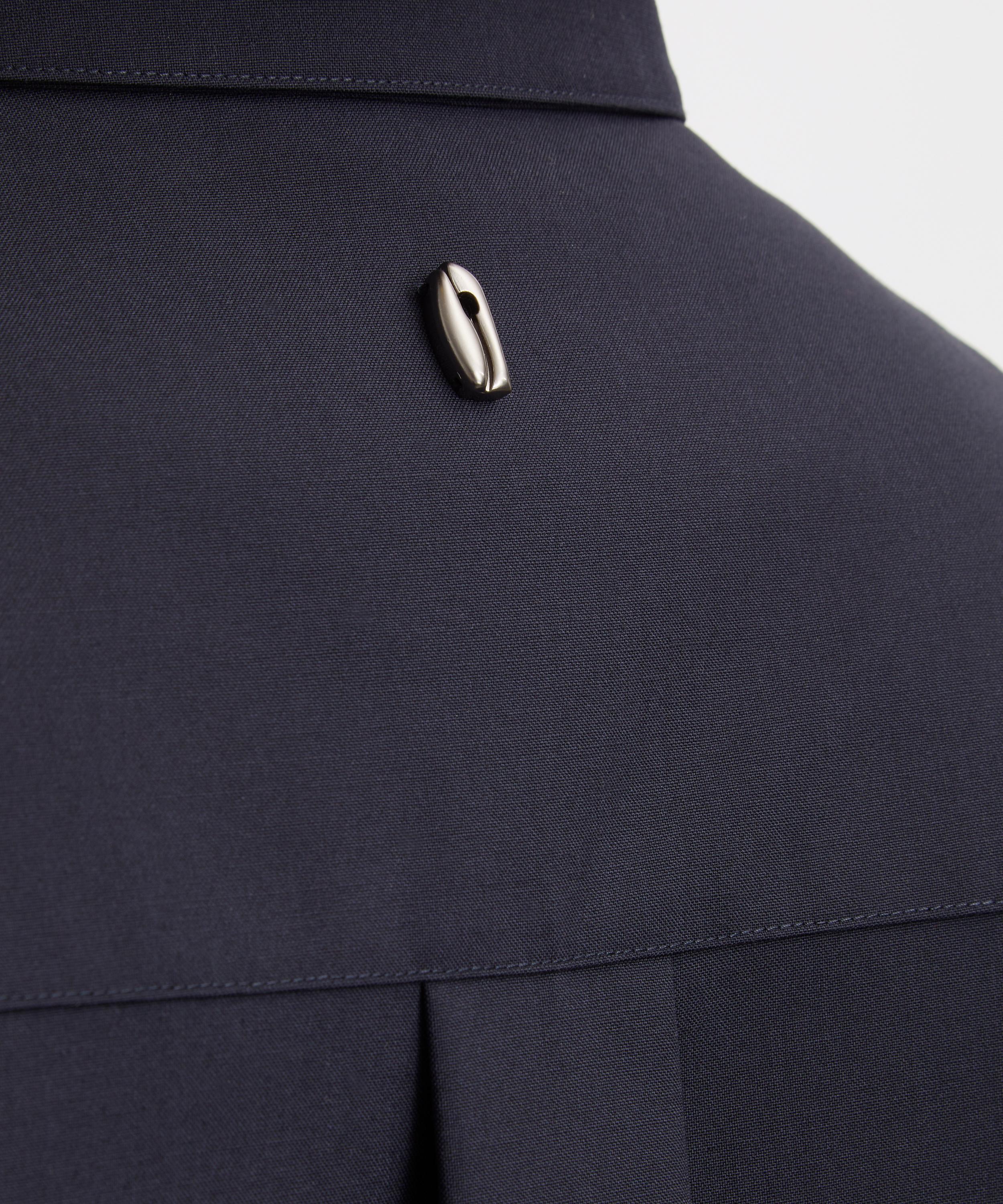 Le17septembre - Navy Classic Wool-Blend Shirt image number 4