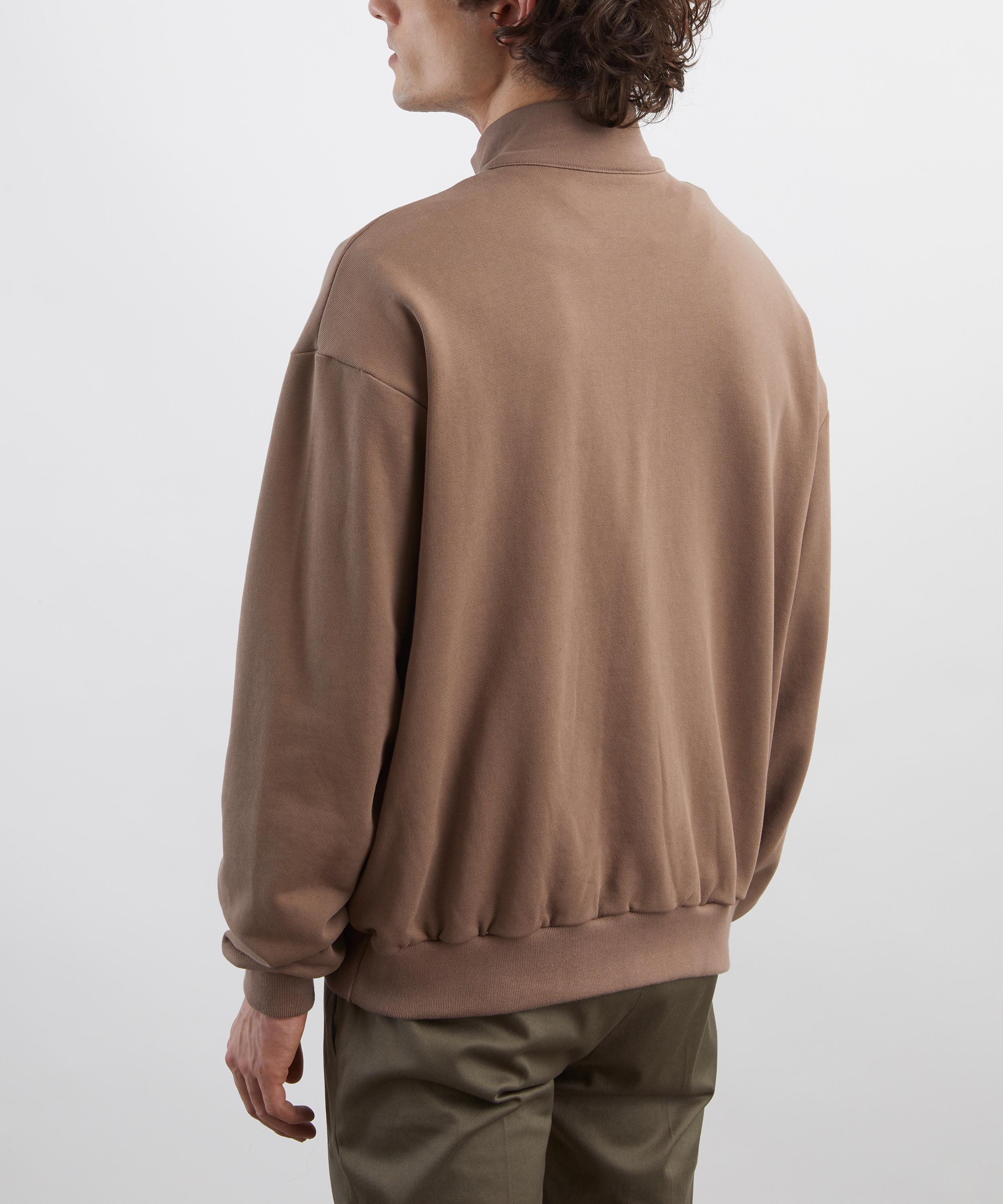 Le17septembre - Brown Half-Zip Sweatshirt image number 3