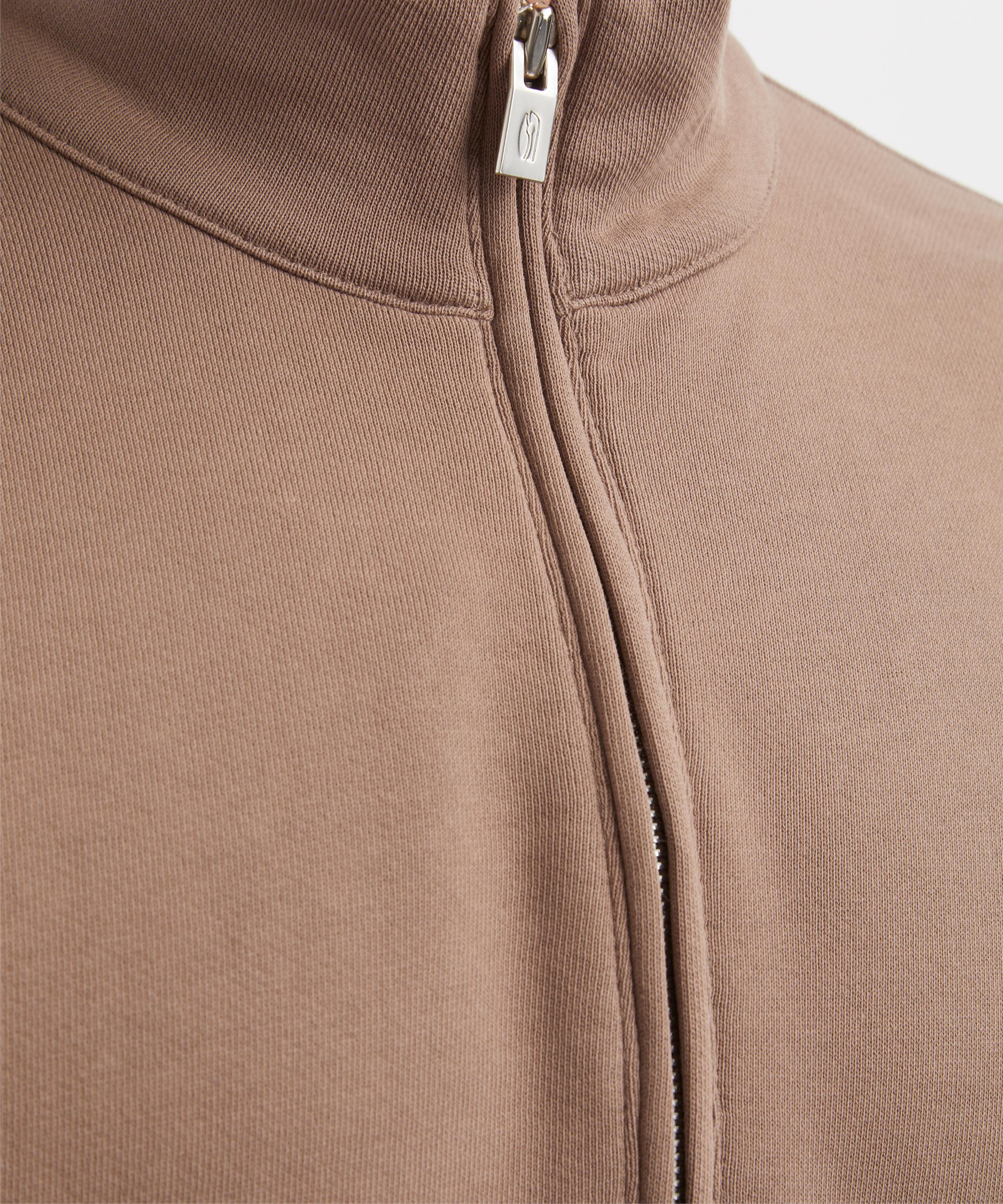 Le17septembre - Brown Half-Zip Sweatshirt image number 4