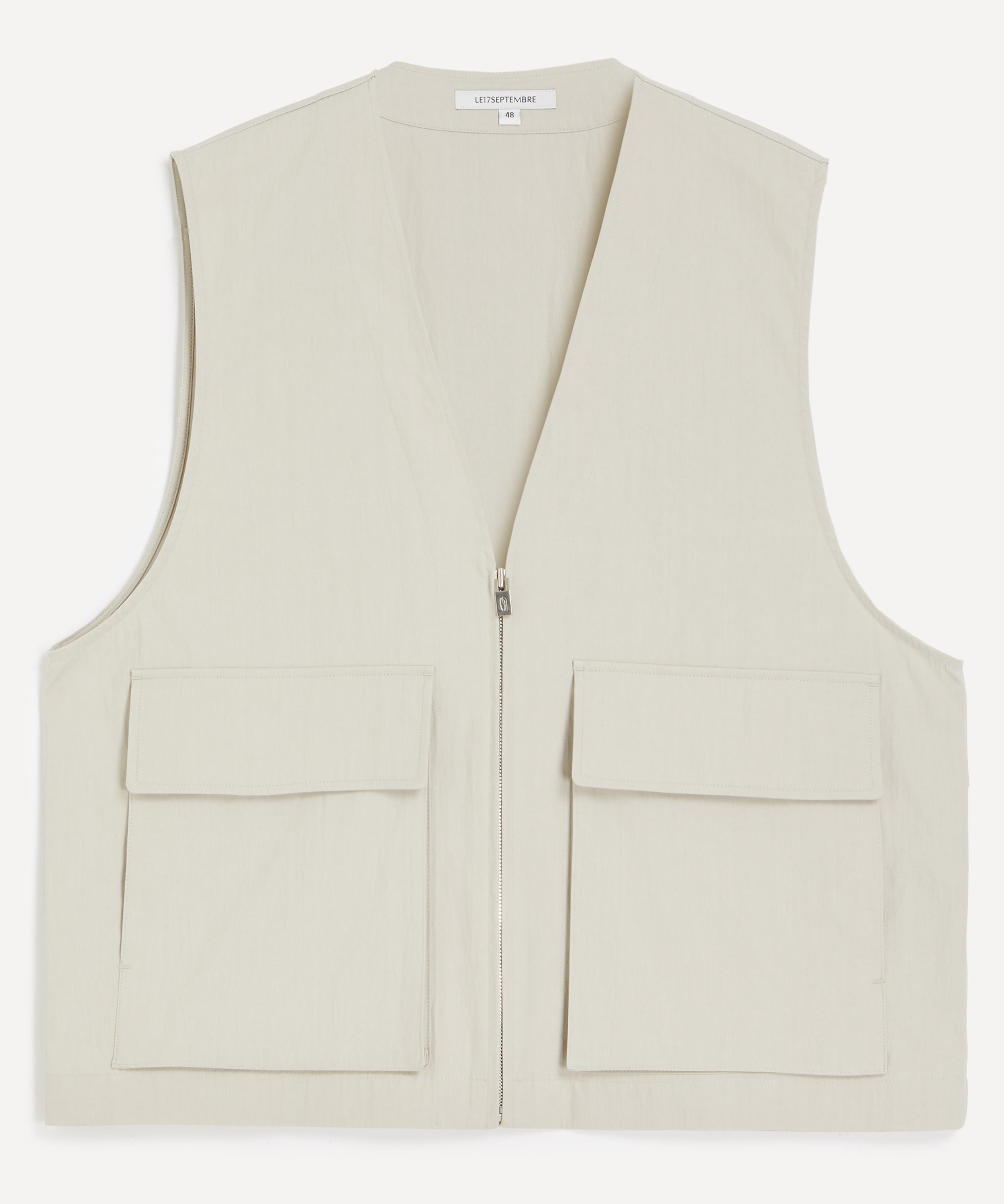 Le17septembre - Light Grey Work Gilet