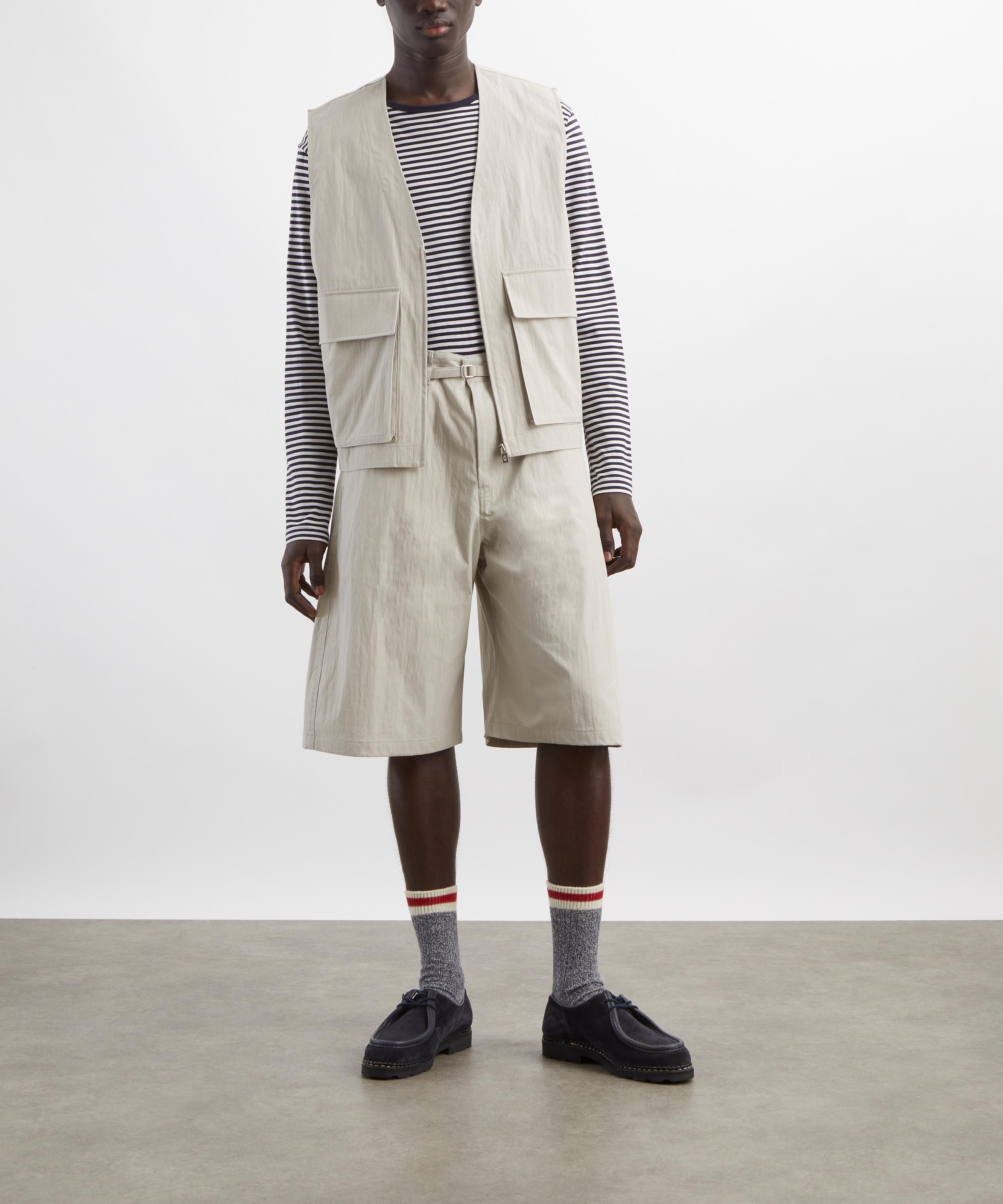 Le17septembre - Light Grey Work Gilet image number 1