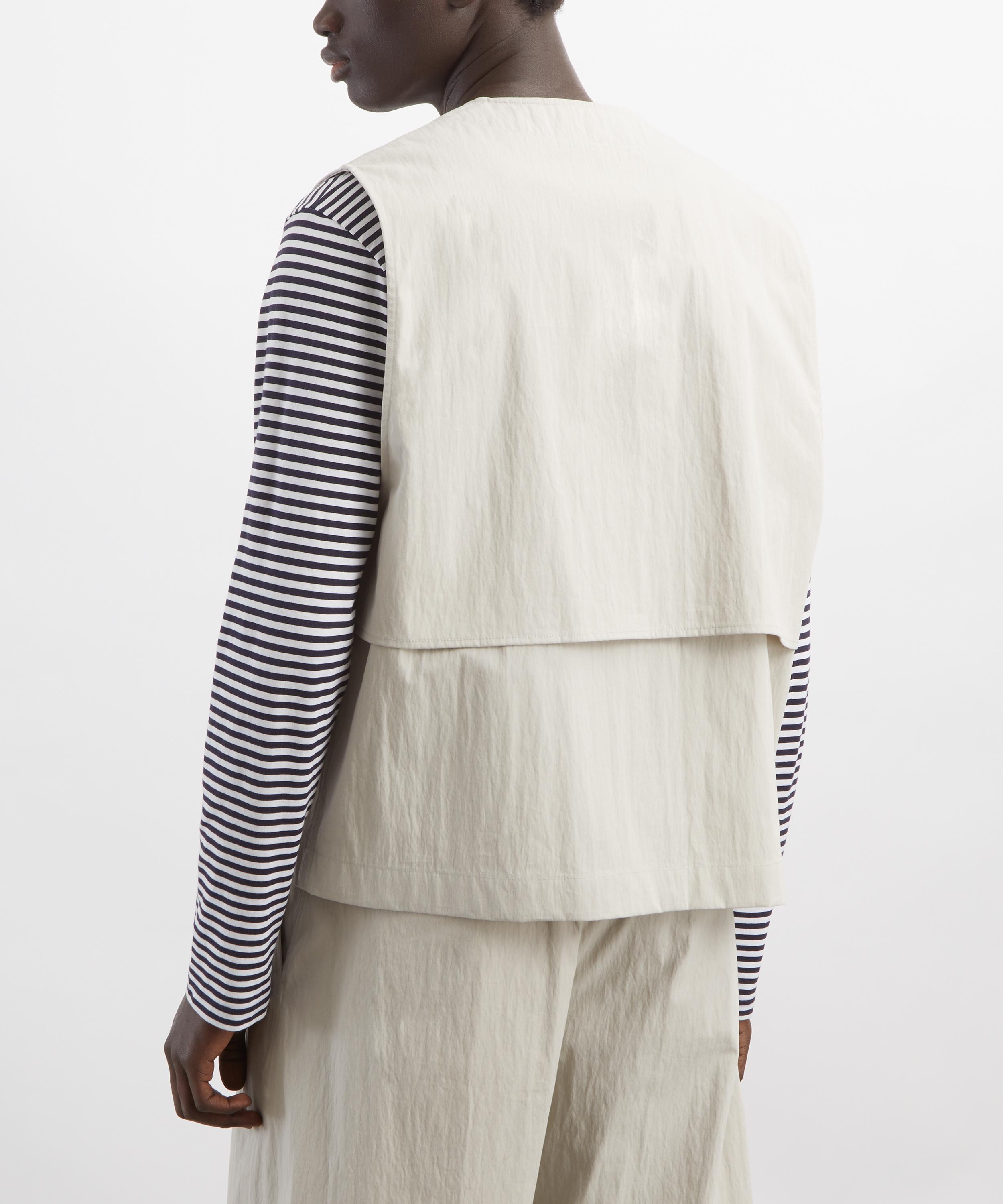 Le17septembre - Light Grey Work Gilet image number 3