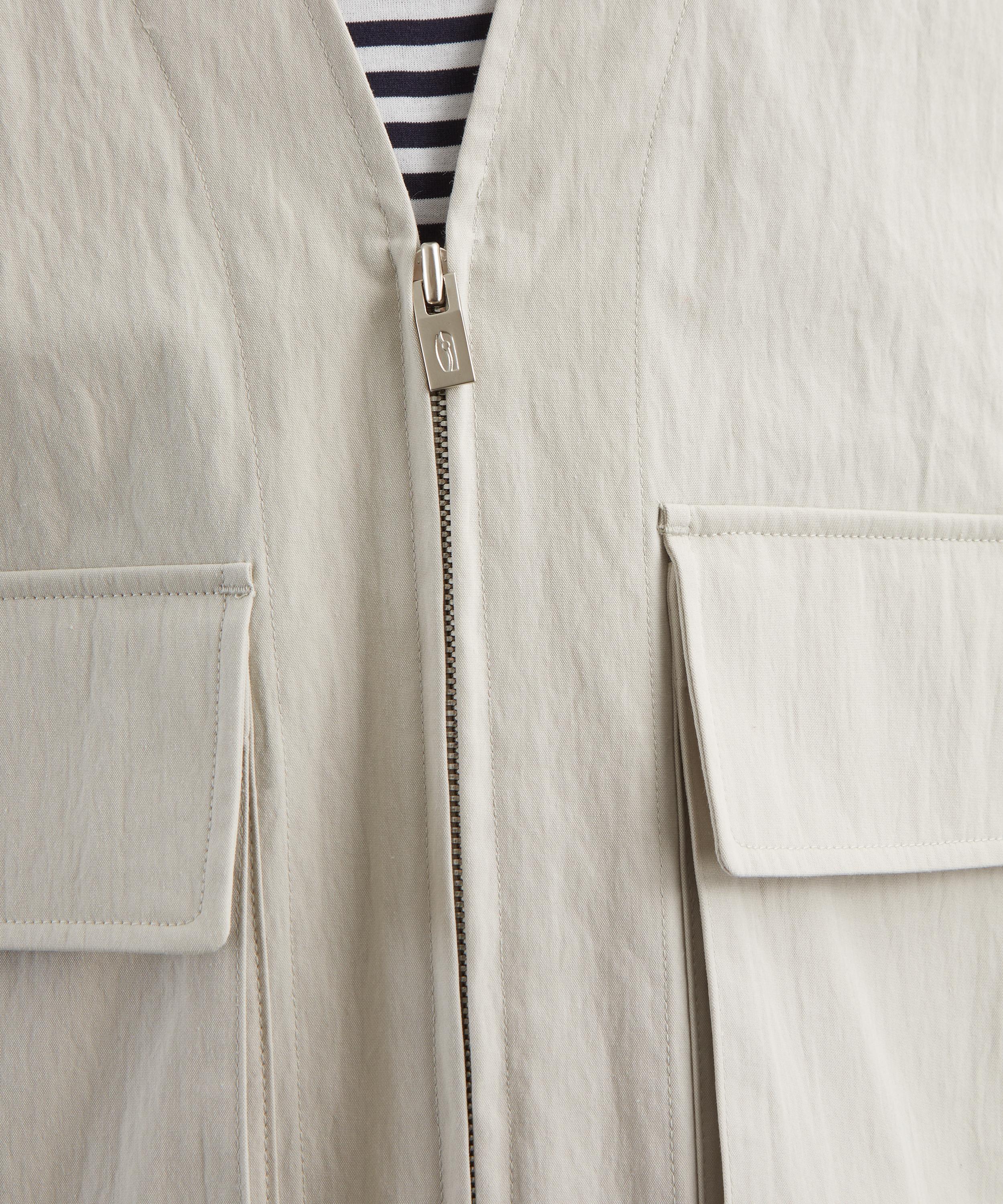 Le17septembre - Light Grey Work Gilet image number 4