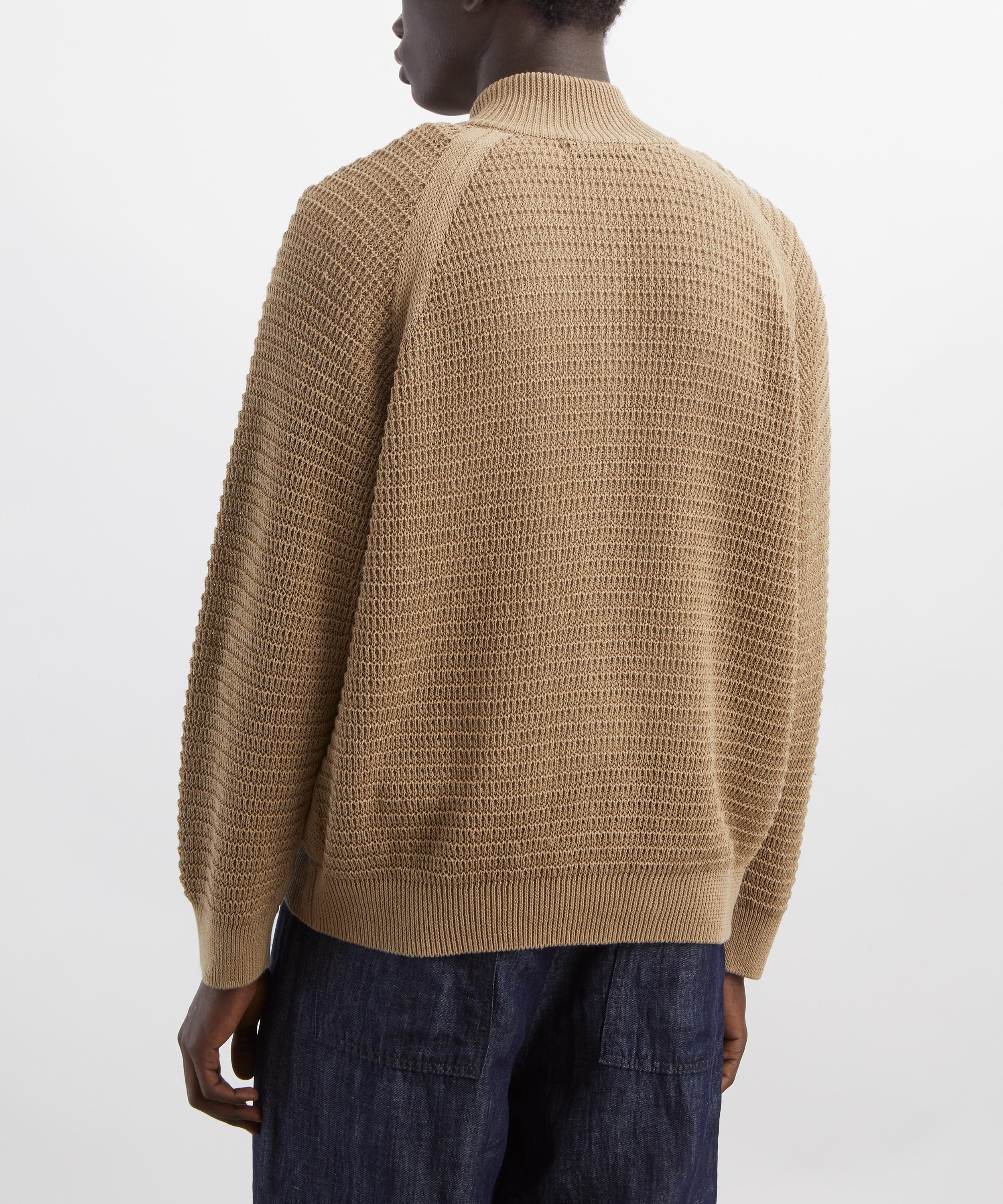 Le17septembre - Open Knit Zip-Up Cardigan image number 3