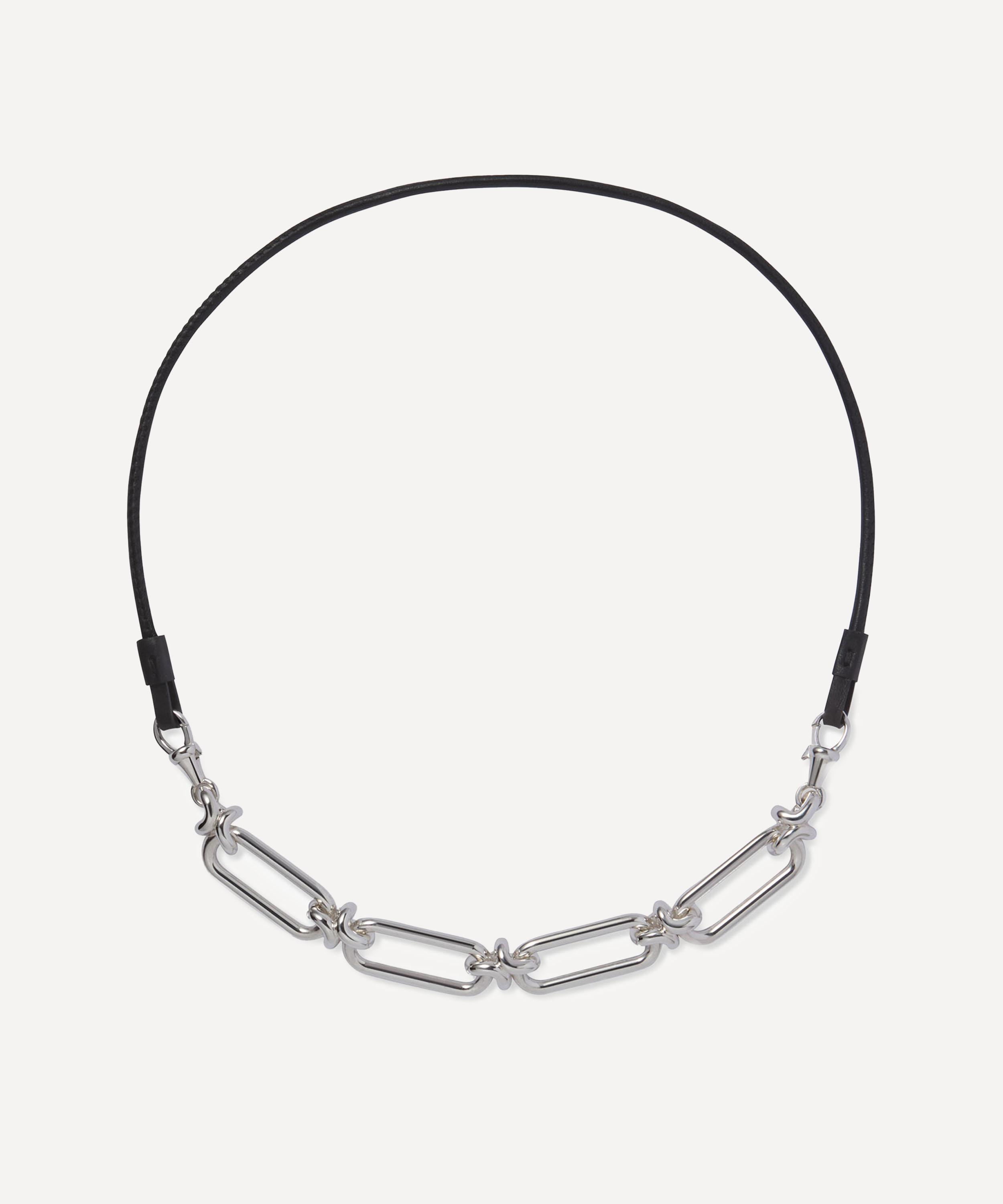 Annoushka - Sterling Silver Knuckle Extra Chain Bracelet image number 1