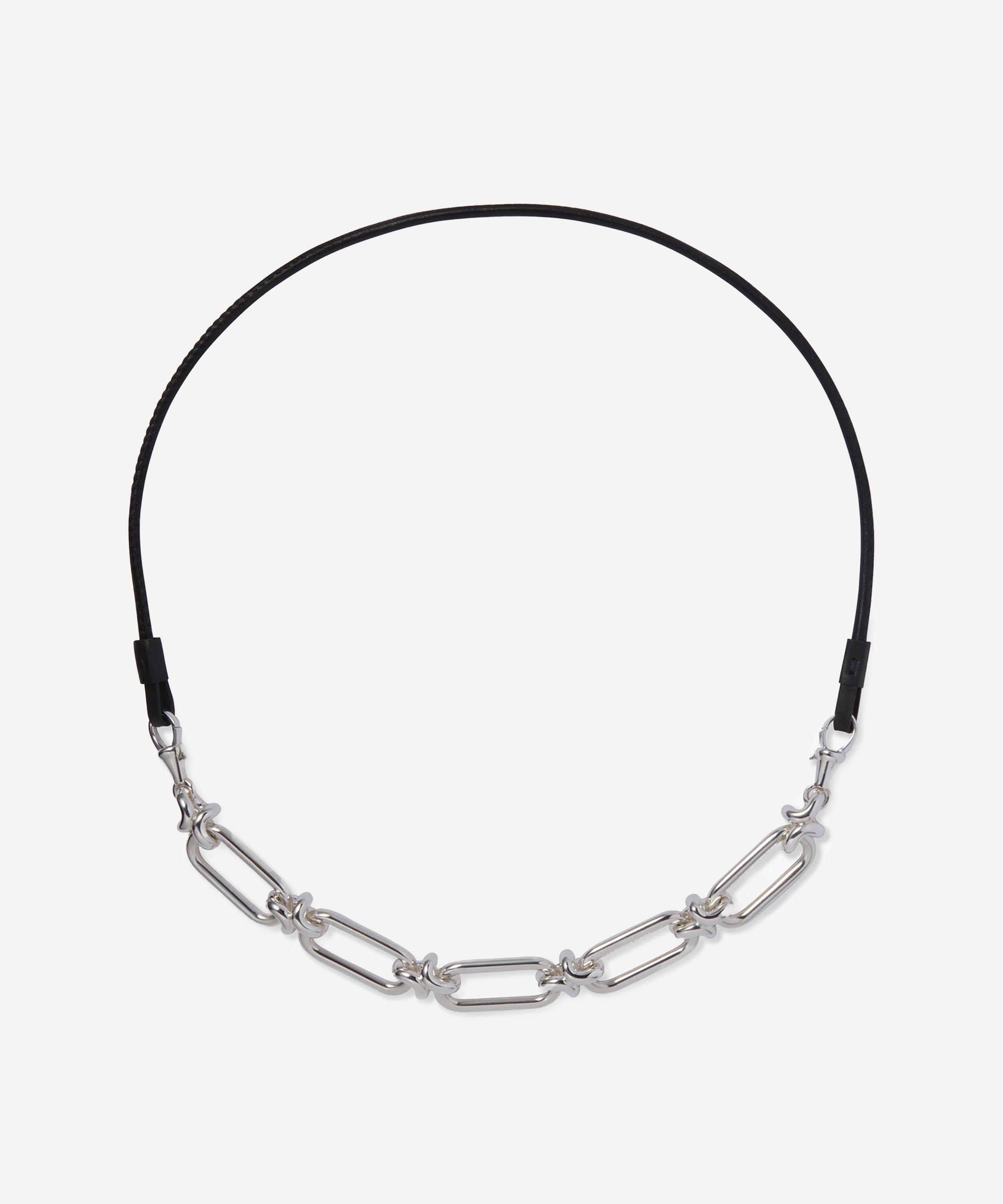 Annoushka - Sterling Silver Knuckle Extra Chain Bracelet image number 1