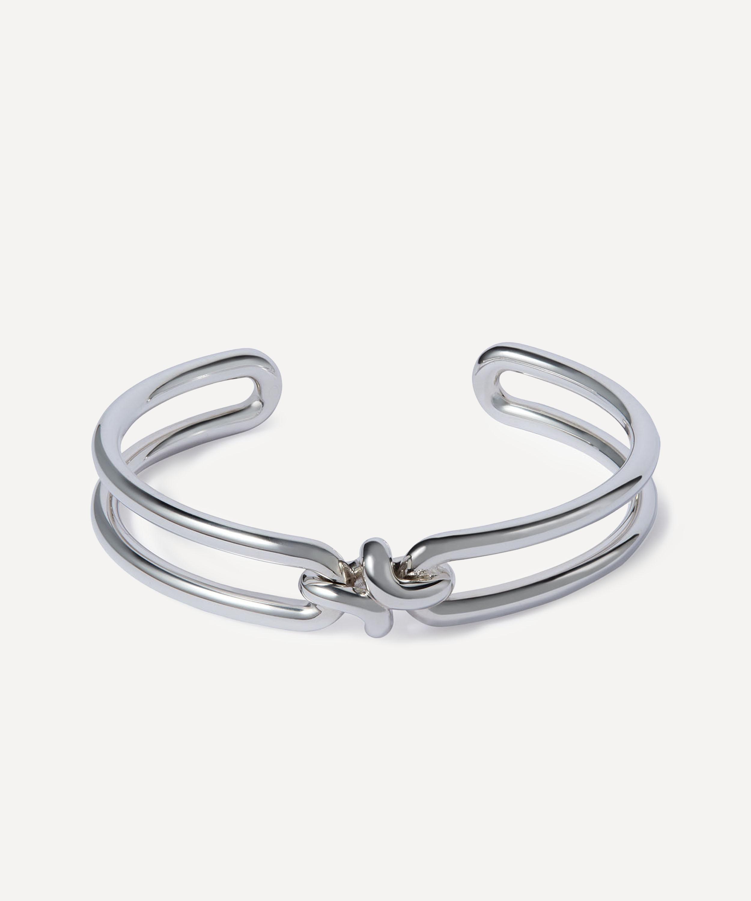 Annoushka - Sterling Silver Knuckle Bangle Bracelet image number 0