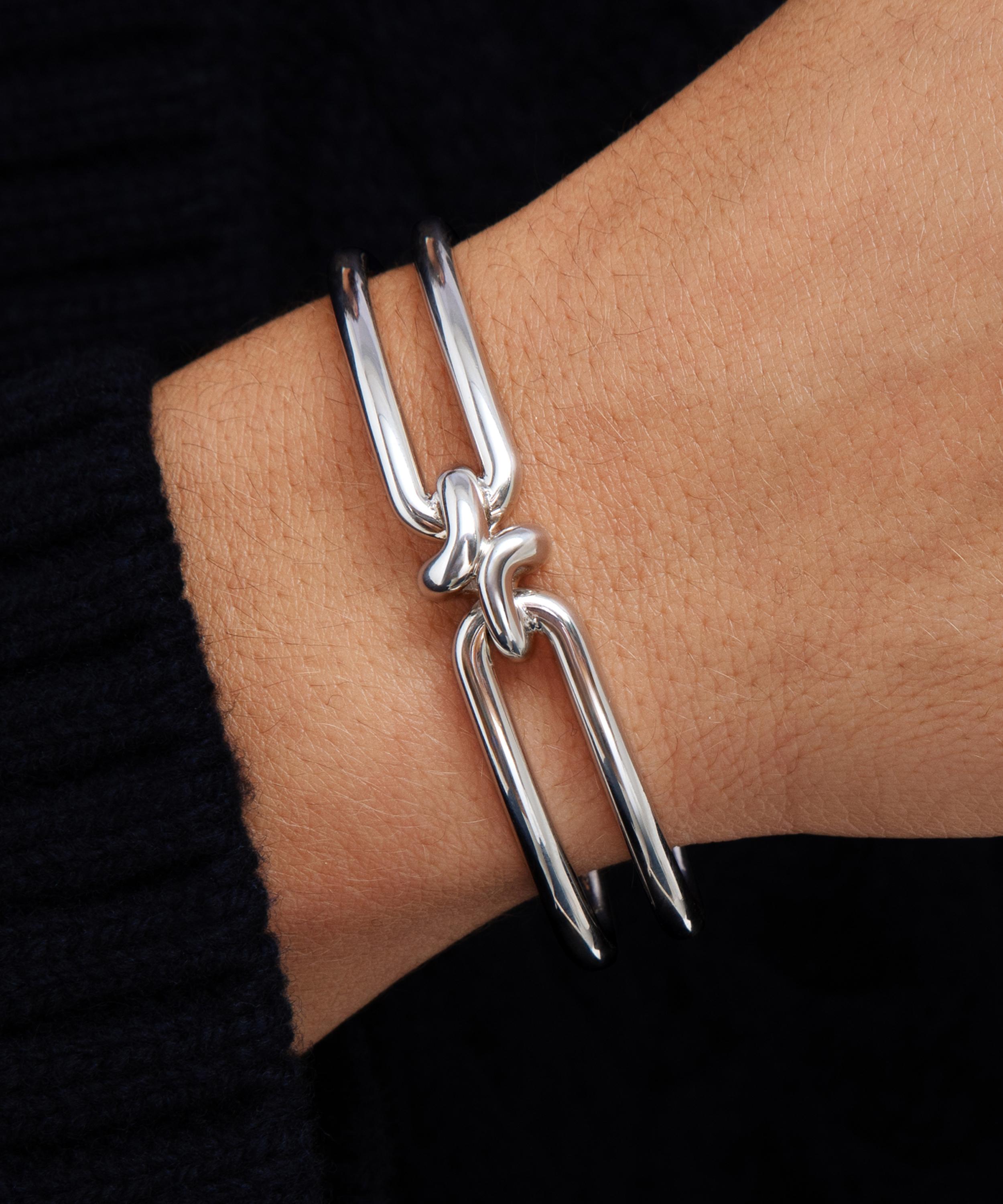 Annoushka - Sterling Silver Knuckle Bangle Bracelet image number 1