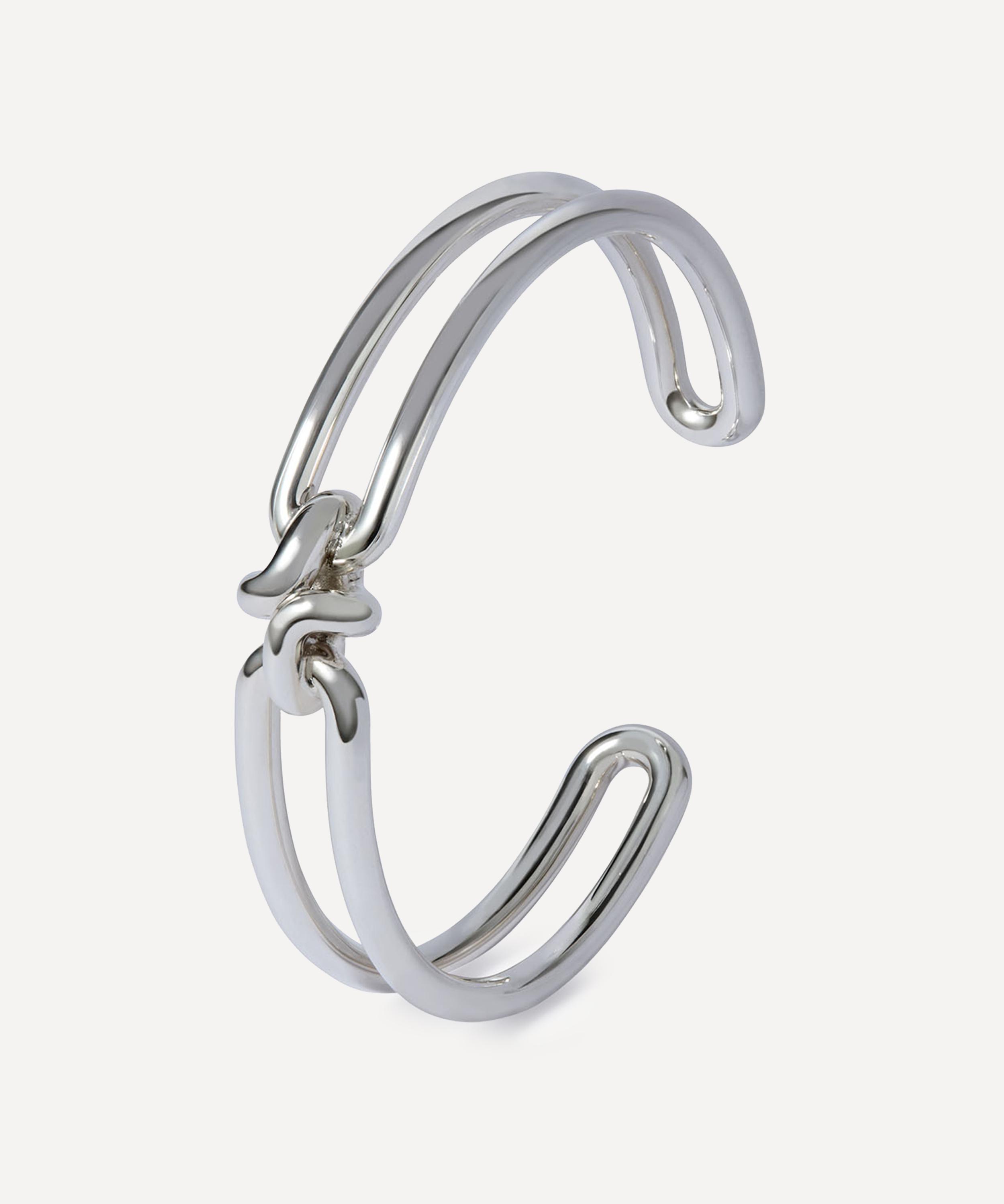 Annoushka - Sterling Silver Knuckle Bangle Bracelet image number 2