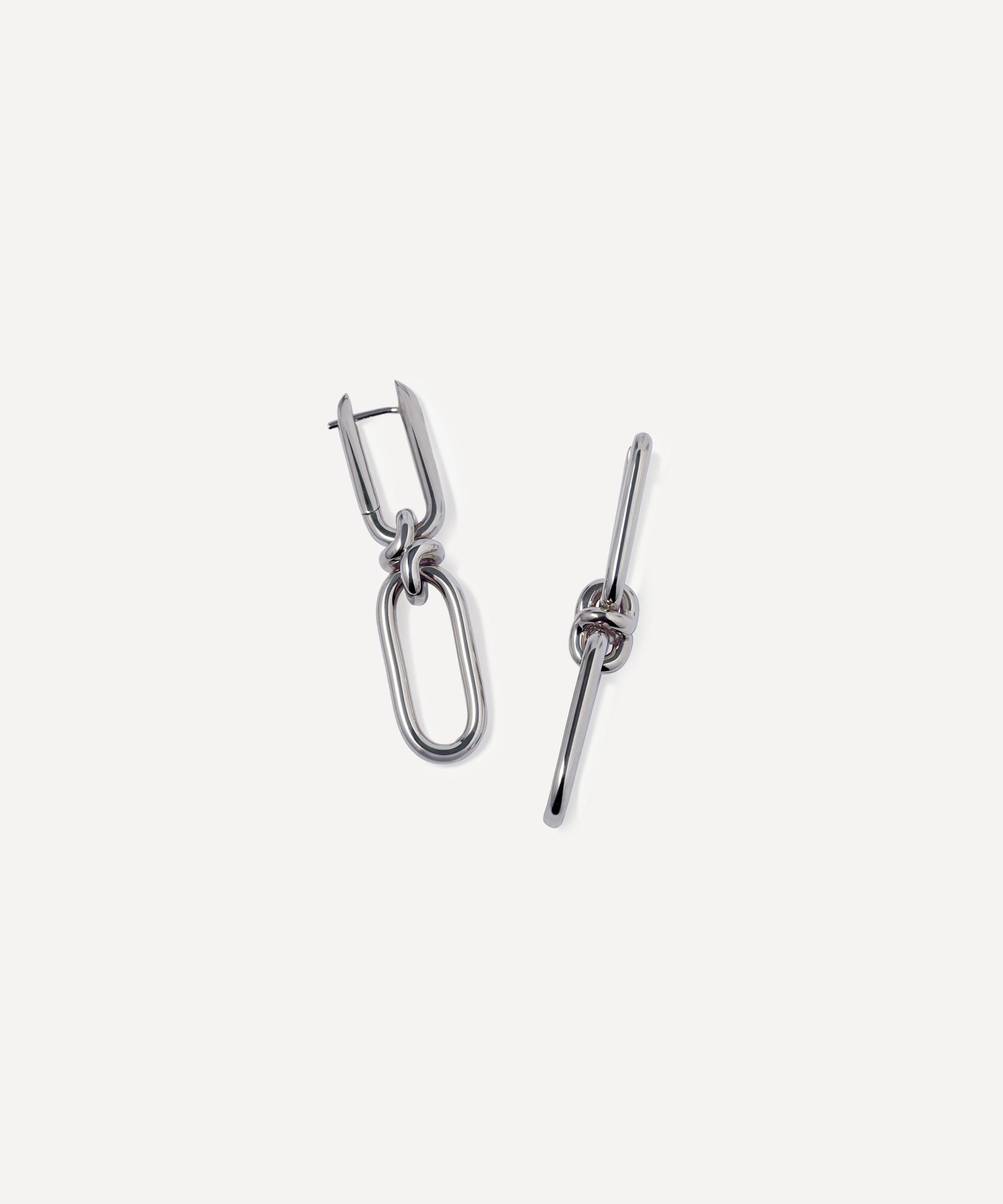 Annoushka - Sterling Silver Knuckle Double Hoop Earrings image number 2