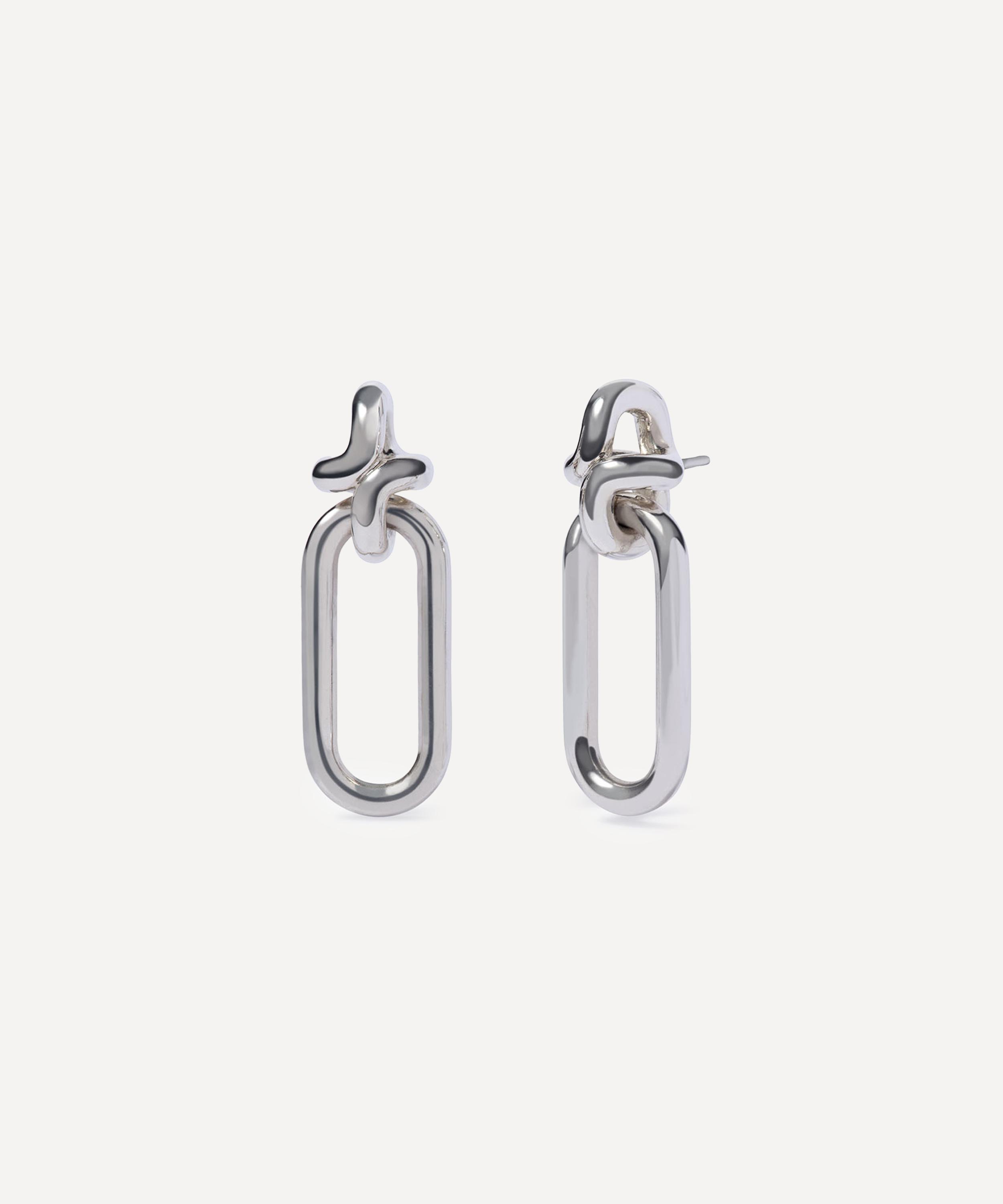 Annoushka - Sterling Silver Knuckle Extra Hoop Earrings image number 0