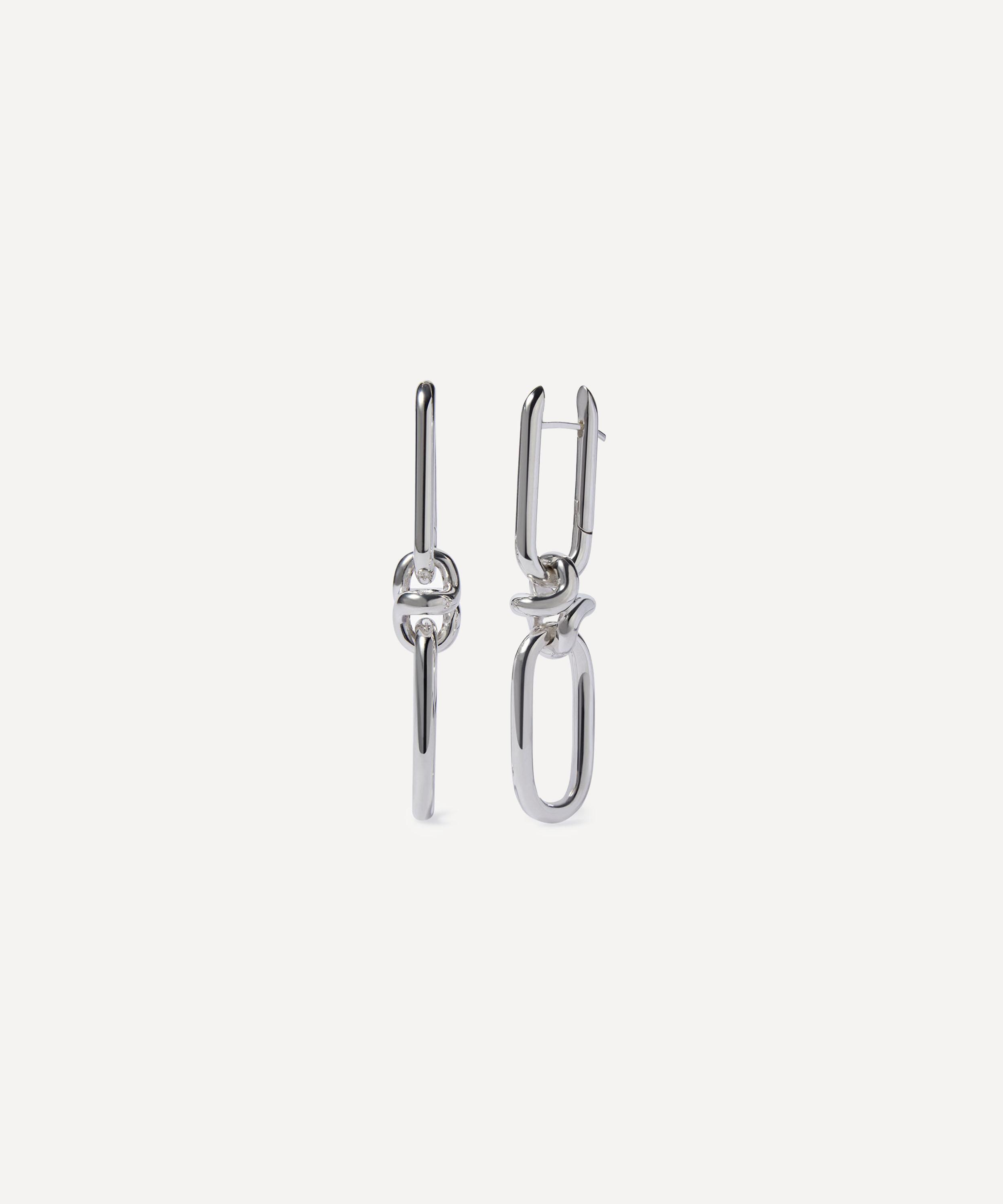 Annoushka - Sterling Silver Knuckle Extra Double Hoop Earrings image number 0