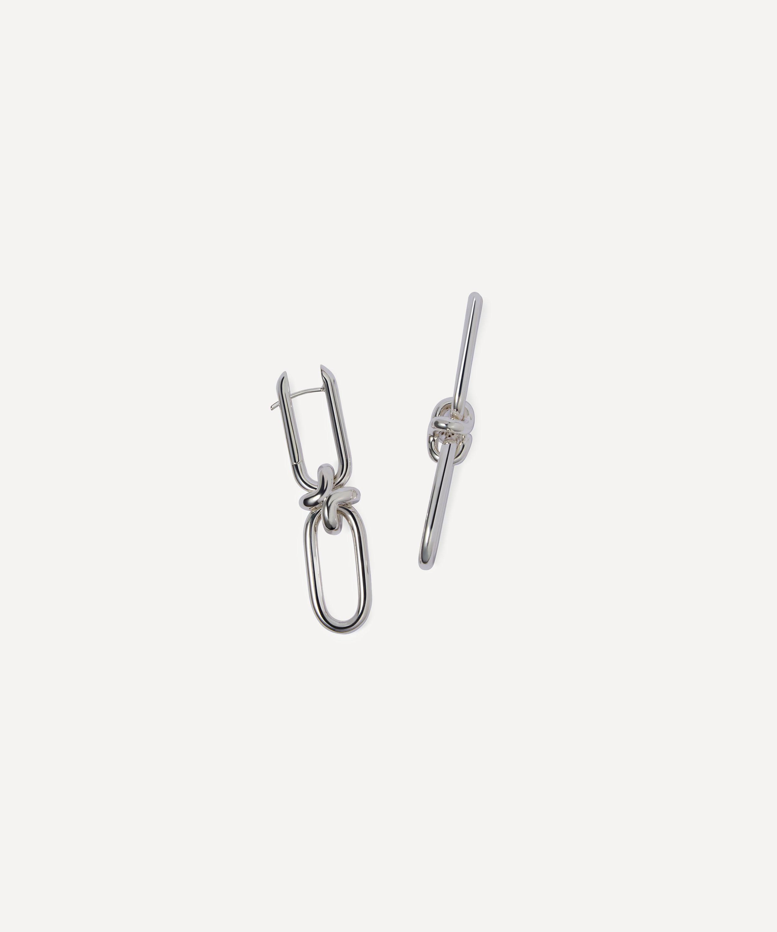 Annoushka - Sterling Silver Knuckle Extra Double Hoop Earrings image number 3