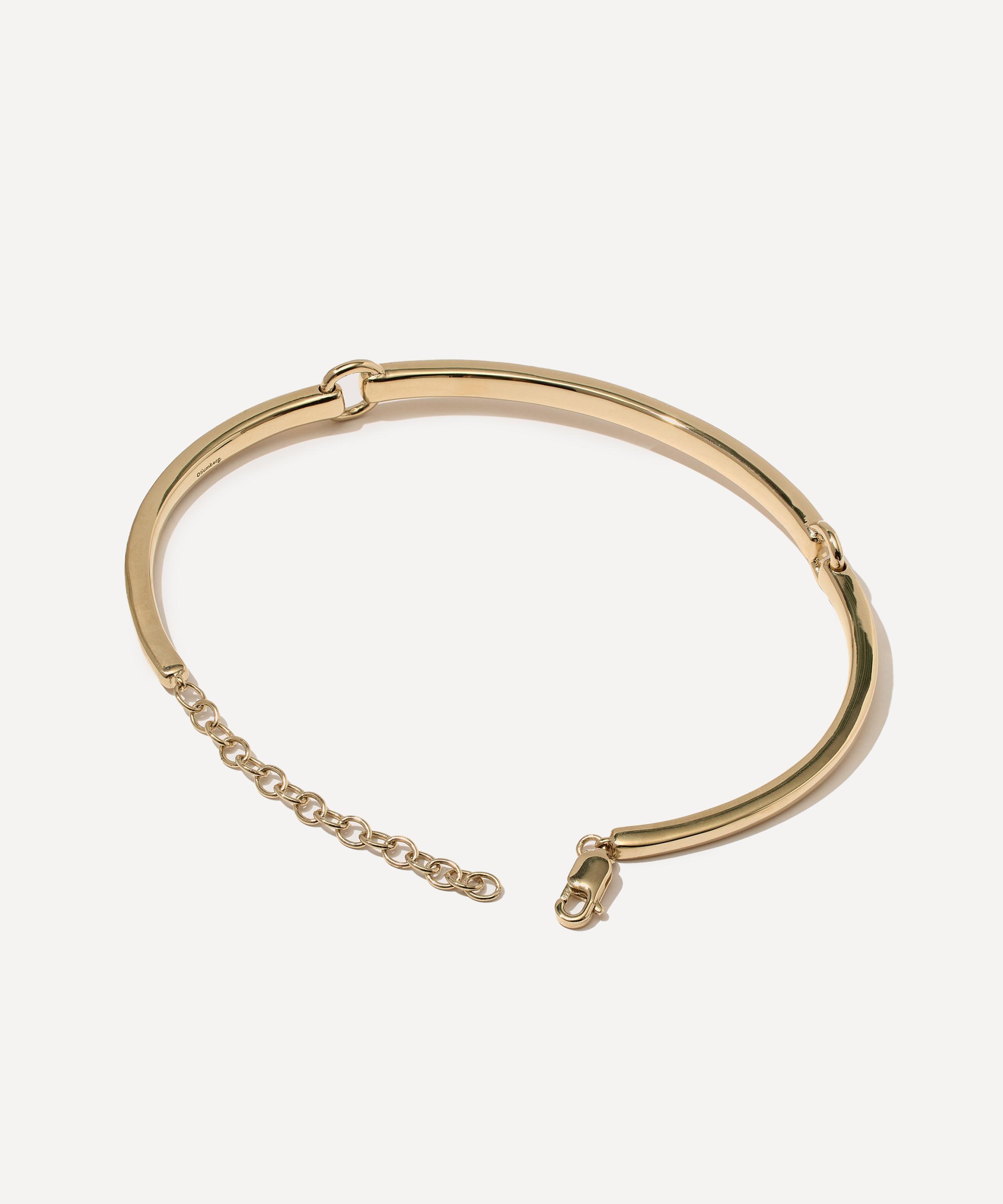 Otiumberg - 14ct Gold-Plated Vermeil Silver Affina Bond Chain Bracelet image number 2
