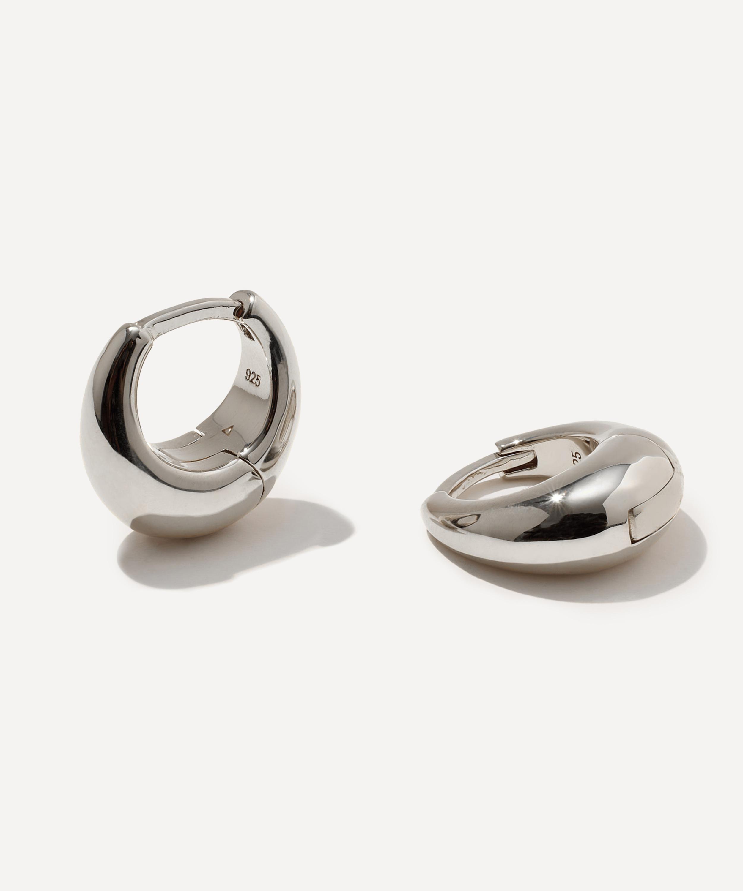 Otiumberg - Sterling Silver Mini Graduated Hoop Earrings
