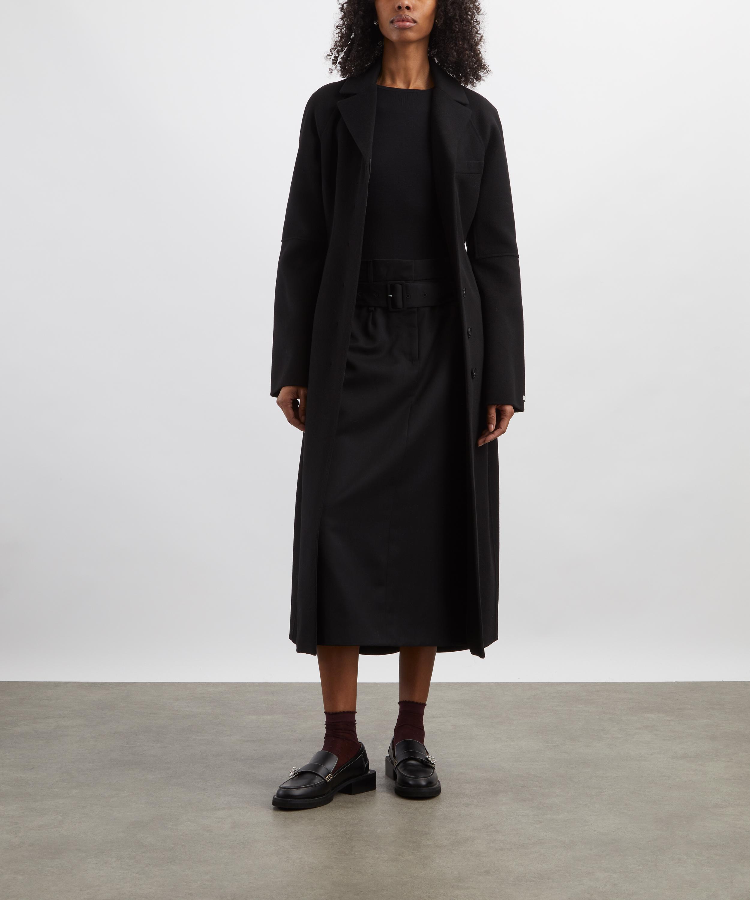 Sportmax - Slim Long-Fit Wool Coat image number 1